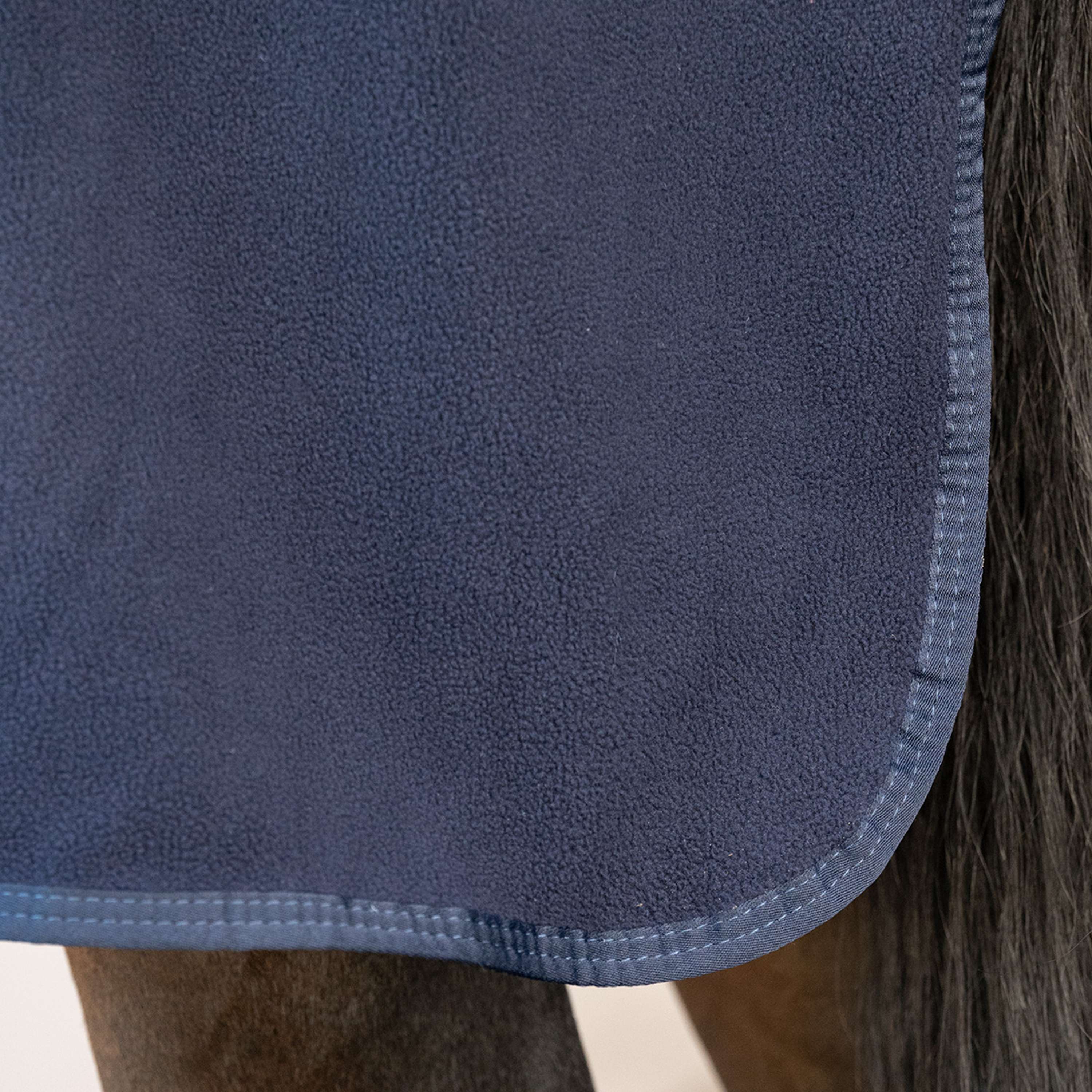 Velder Horsewear Essentials Coperta in Pile Comfy con collo Navy