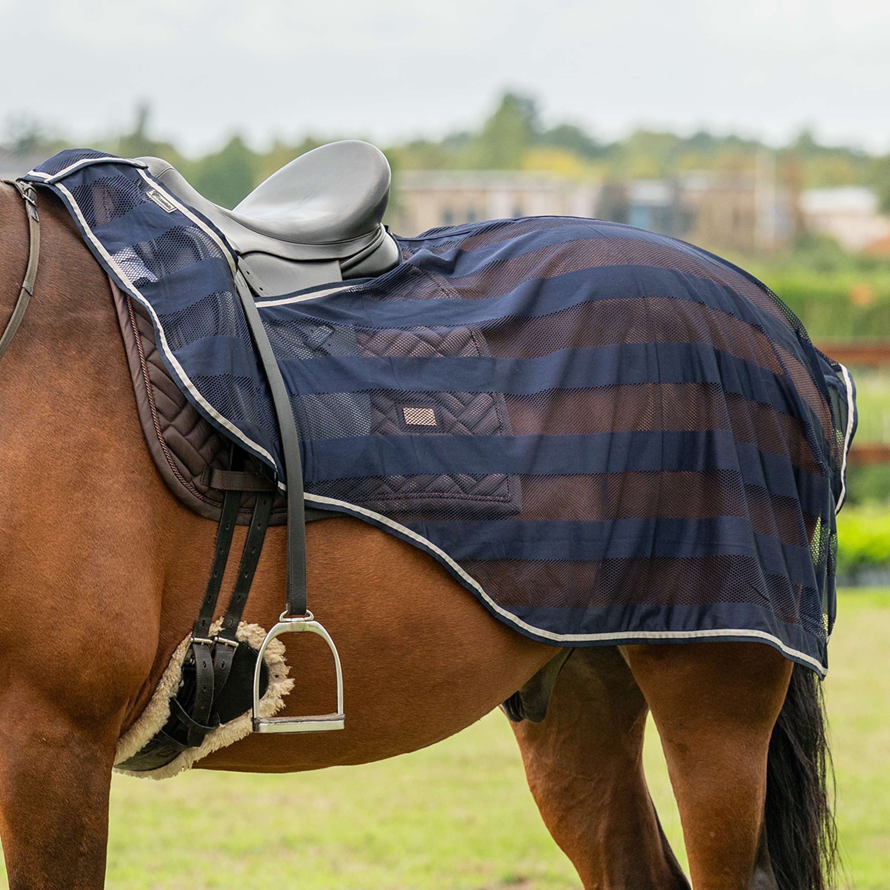 Velder Horsewear Essentials Coperta da esercizio Navy