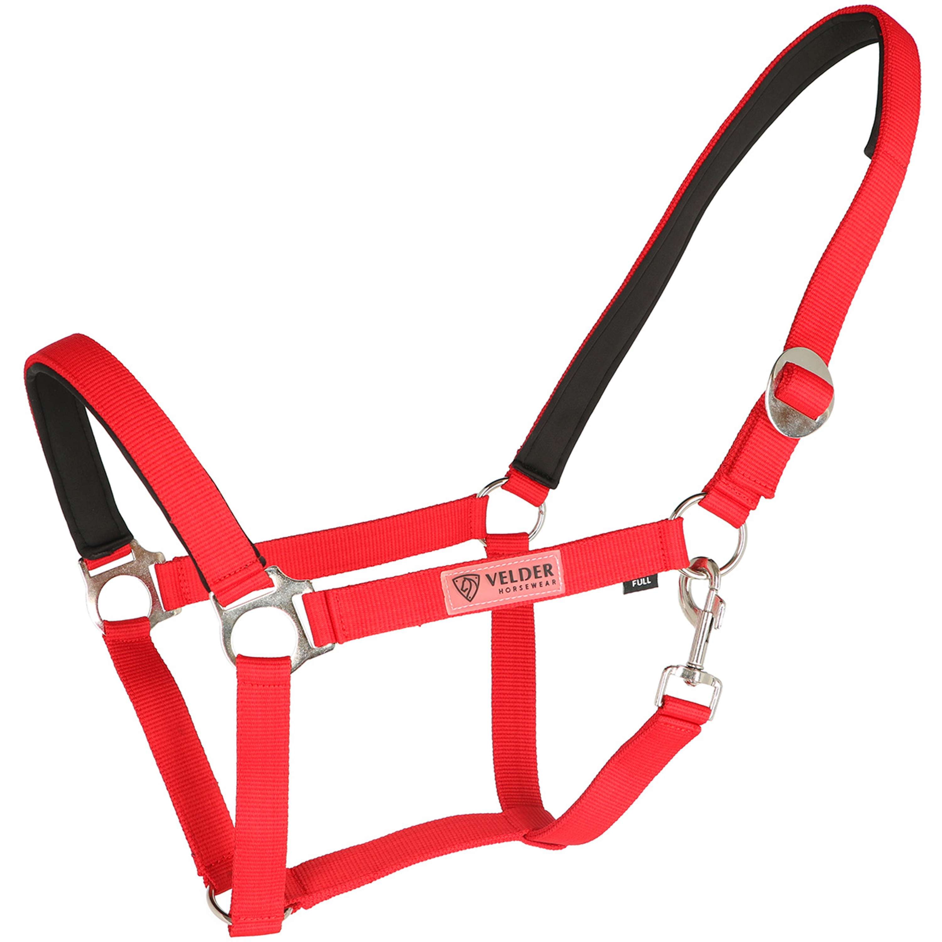 Velder Horsewear Essentials Capezzina Basic Padded High Risk Red