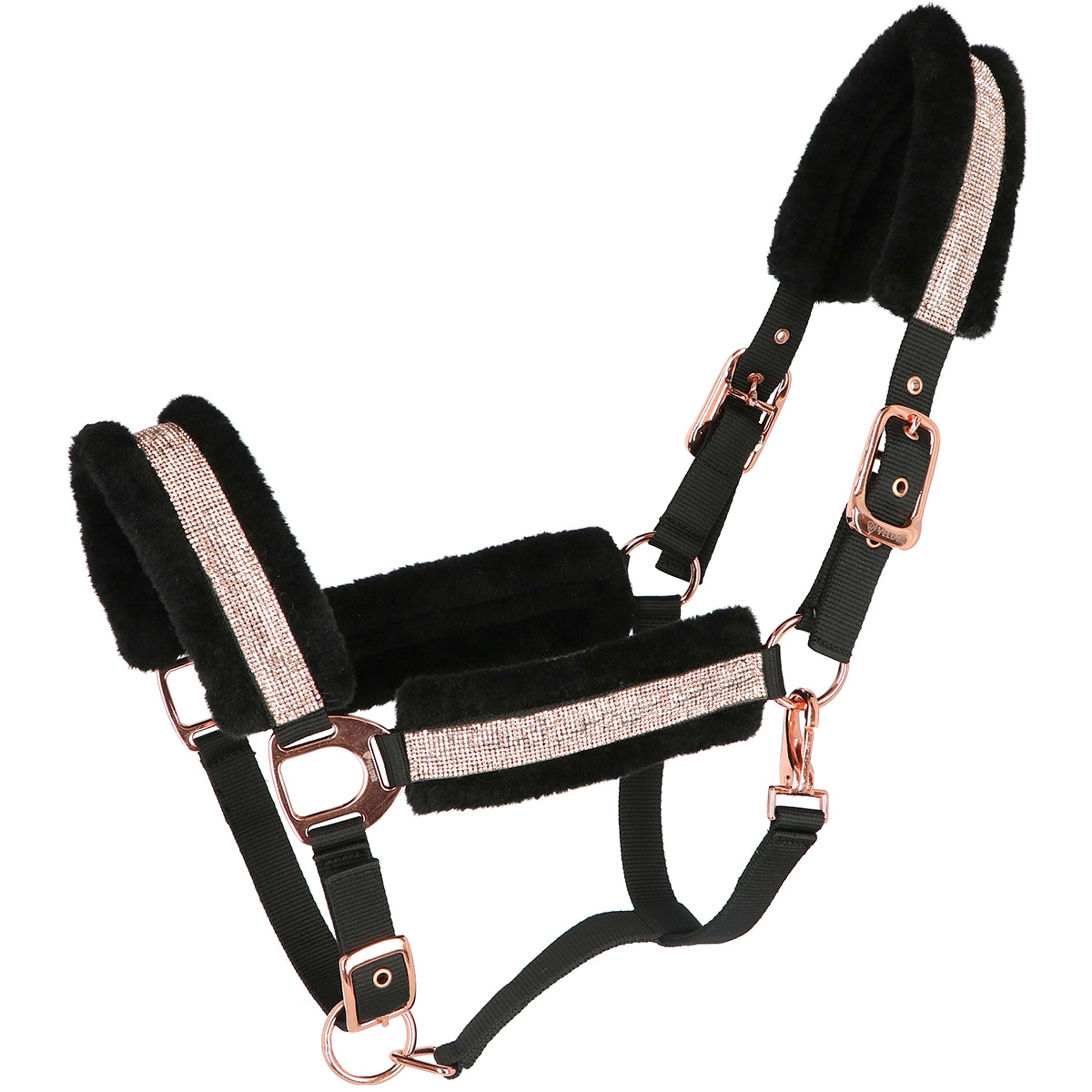 Velder Horsewear Essentials Capezzina Soft Sparkle Nero