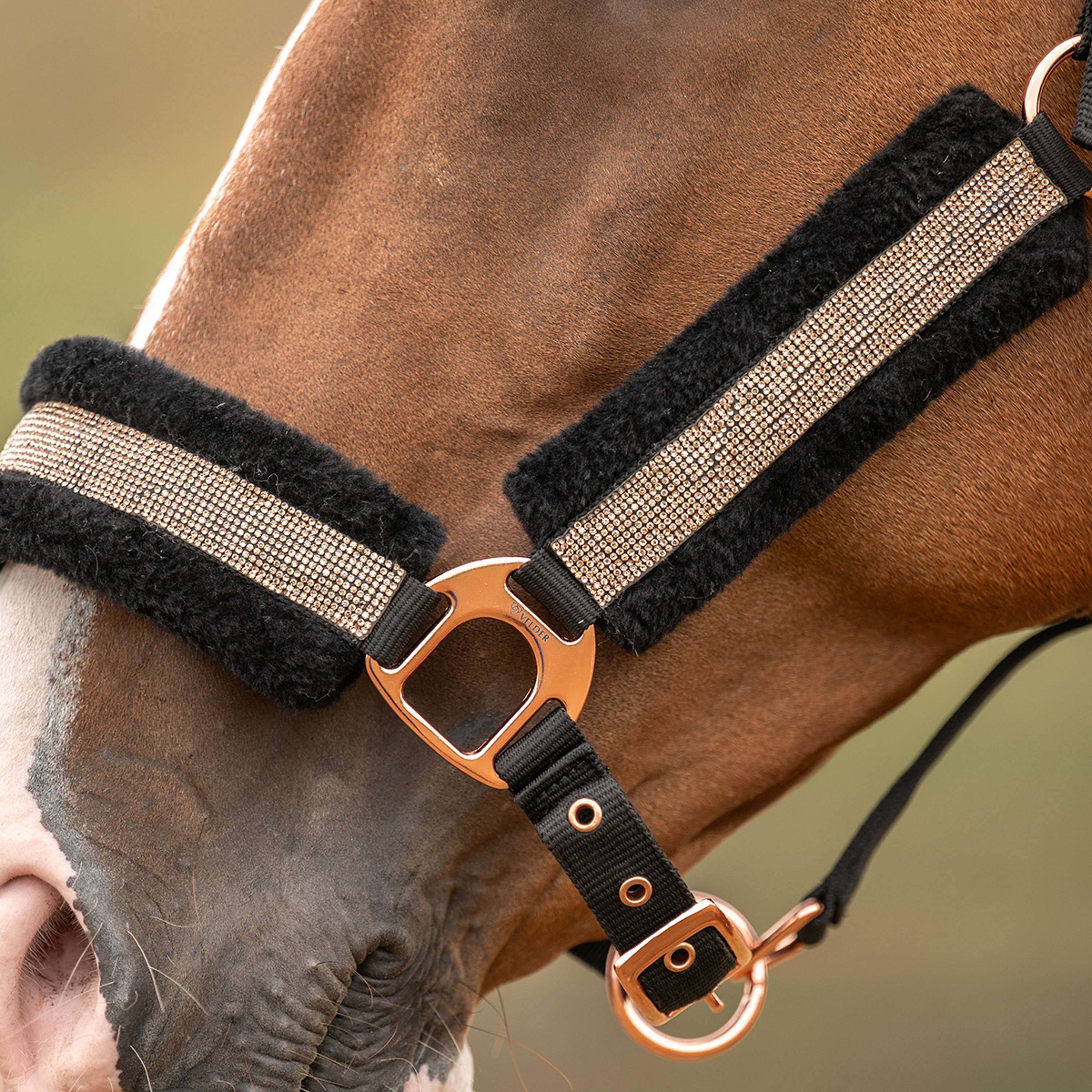 Velder Horsewear Essentials Capezzina Soft Sparkle Nero
