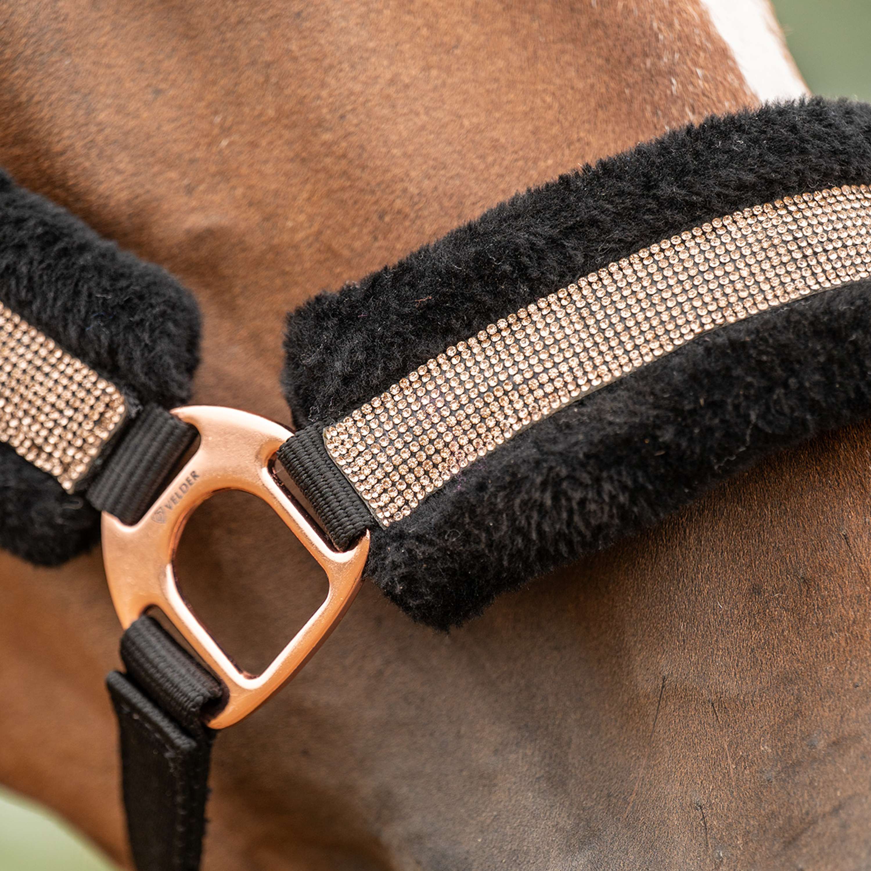 Velder Horsewear Essentials Capezzina Soft Sparkle Nero