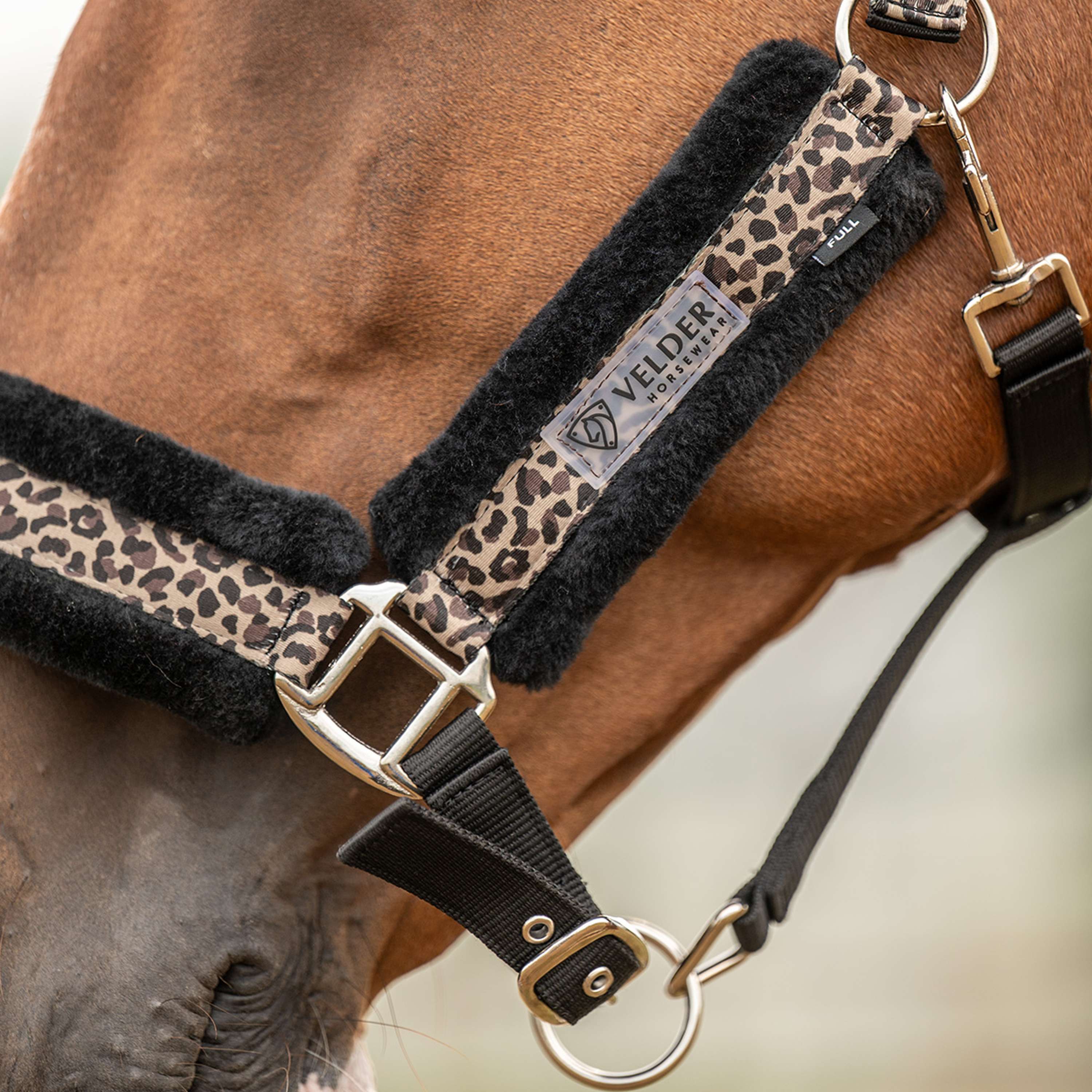 Velder Horsewear Essentials Capezzina Savanna Soft Earth Leopard