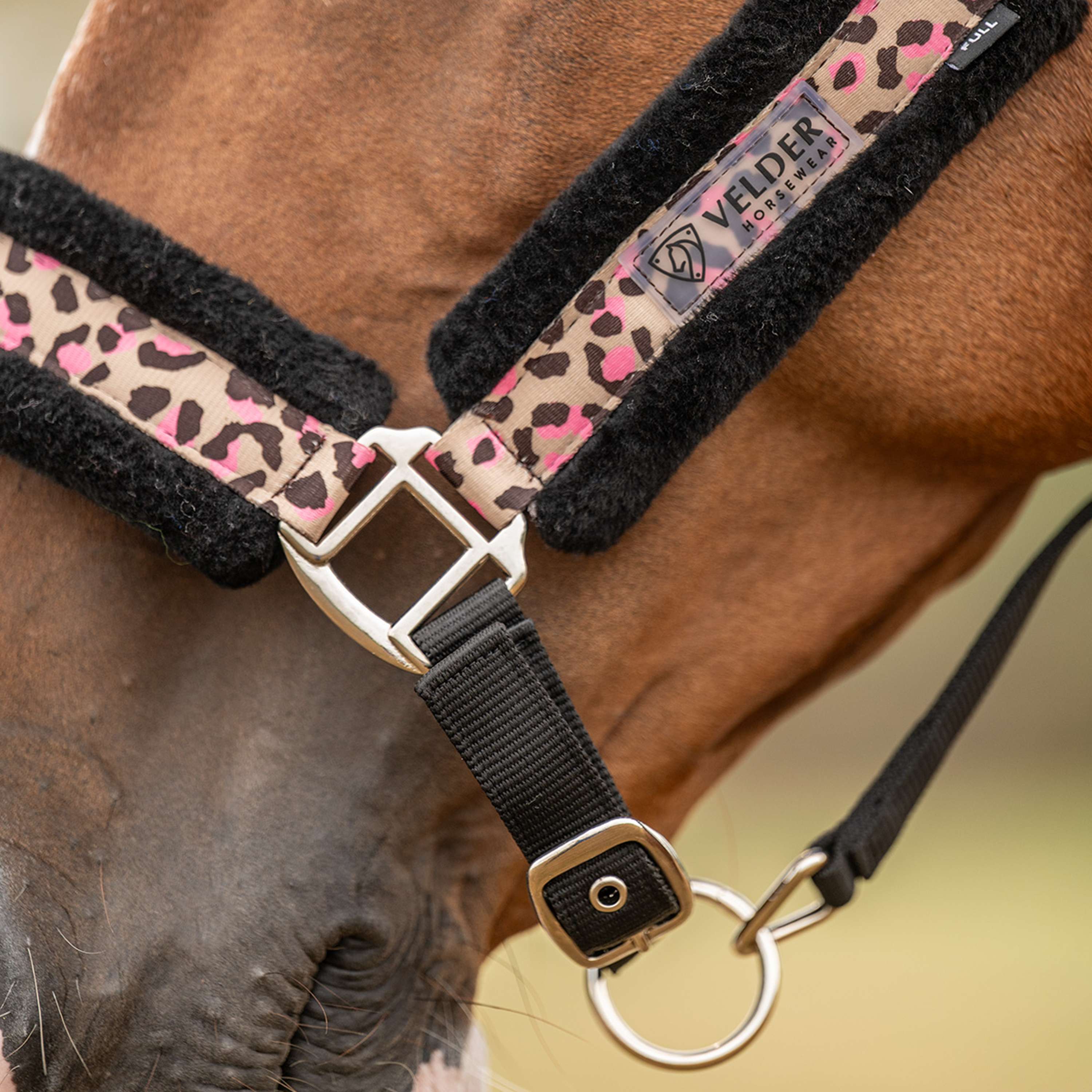 Velder Horsewear Essentials Capezzina Savanna Soft Sandstone Leopard