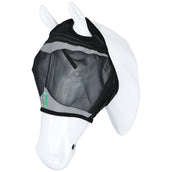 Agradi Horse Maschera per Mosche Fine Mesh con Foro per Orecchio Nero