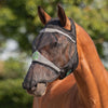 Agradi Horse Maschera per Mosche Fine Mesh con Foro per Orecchio e Naso Nero
