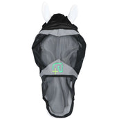 Agradi Horse Maschera per Mosche Fine Mesh con Foro per Orecchio e Naso Nero