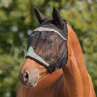 Agradi Horse Maschera per Mosche Fine Mesh con Orecchie Nero
