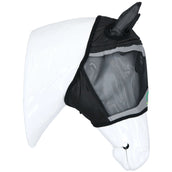 Agradi Horse Maschera per Mosche Fine Mesh con Orecchie Nero