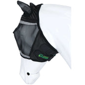 Agradi Horse Maschera per Mosche Fine Mesh con Orecchie Nero