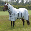 Highlander Plus by Shires Coperta per Eczema Sweet-Itch Combo Bianco/Airforce