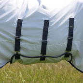 Highlander Plus by Shires Coperta per Eczema Sweet-Itch Combo Bianco/Airforce