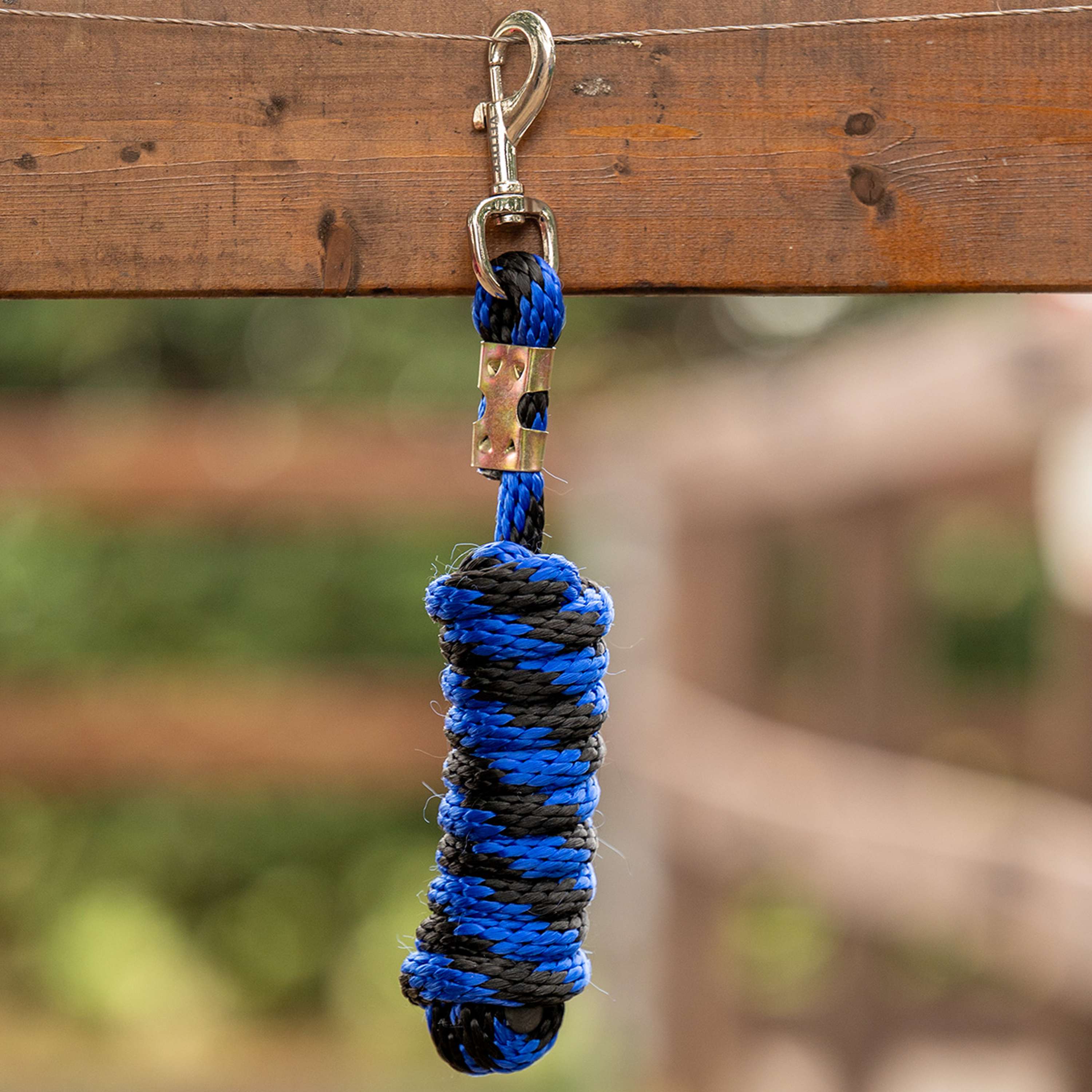 Velder Horsewear Corda per cavezza Colorful Stripe Blu/Nero