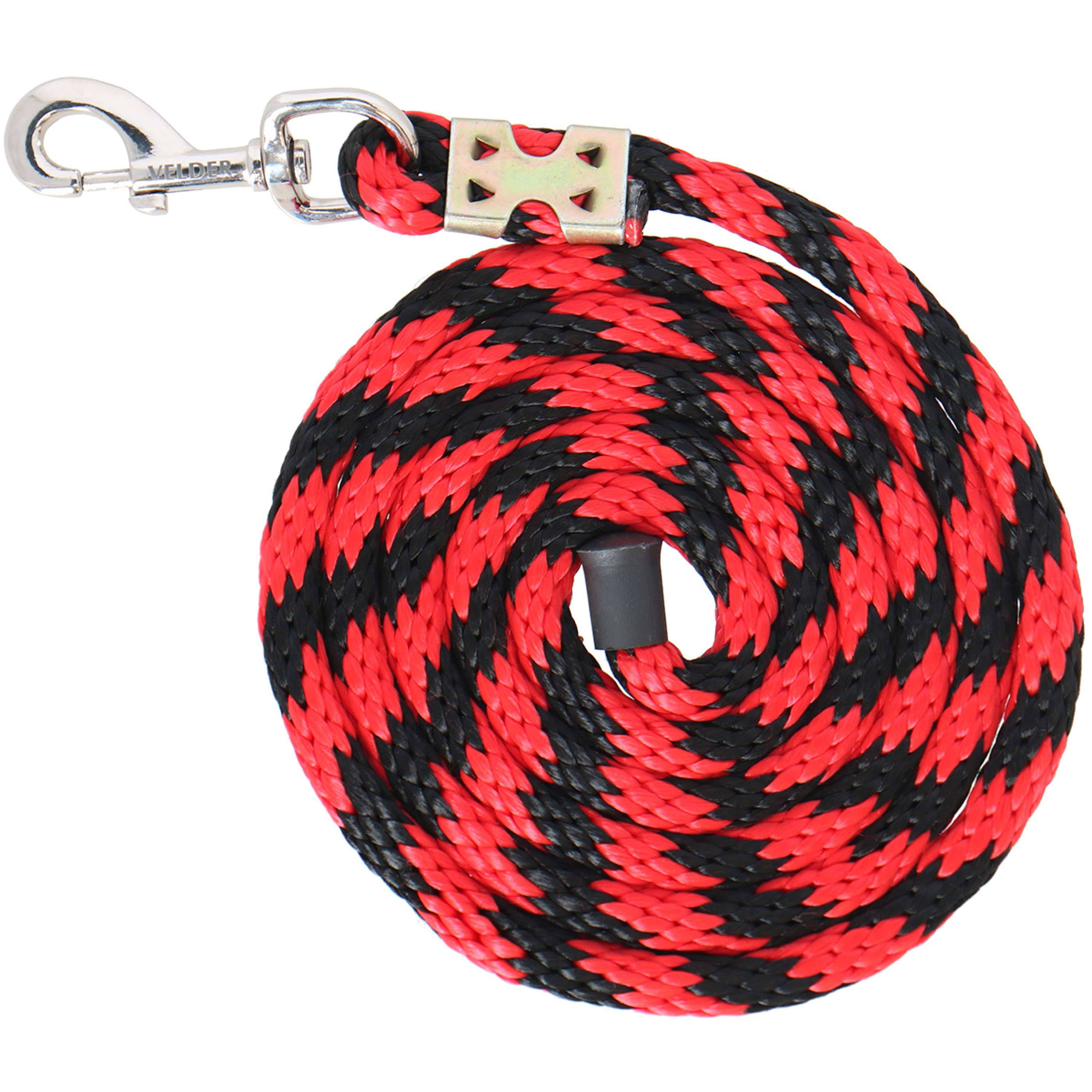 Velder Horsewear Corda per cavezza Colorful Stripe Rosso/Nero