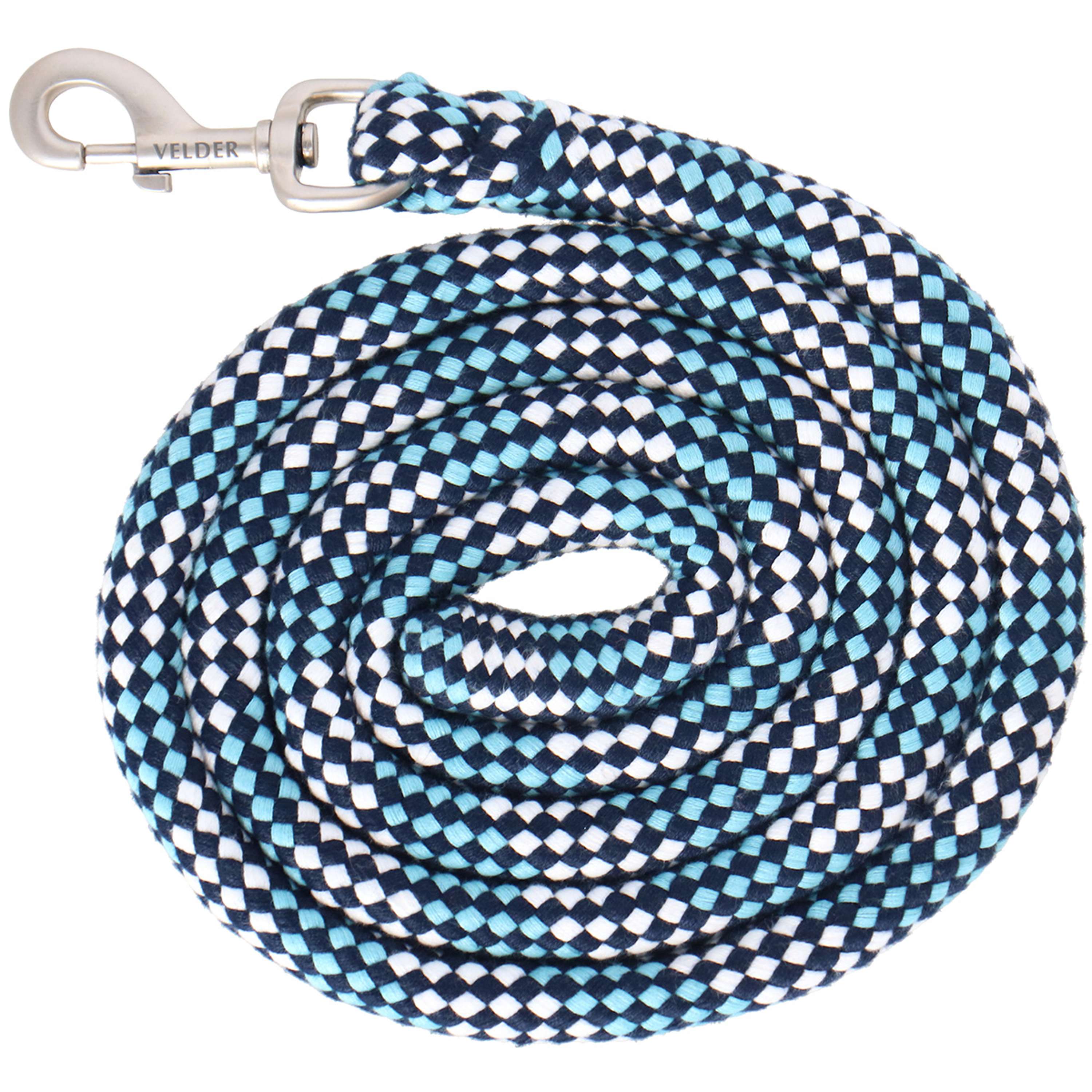 Velder Horsewear Corda per cavezza Soft Grip Blu/Bianco/Blu marino