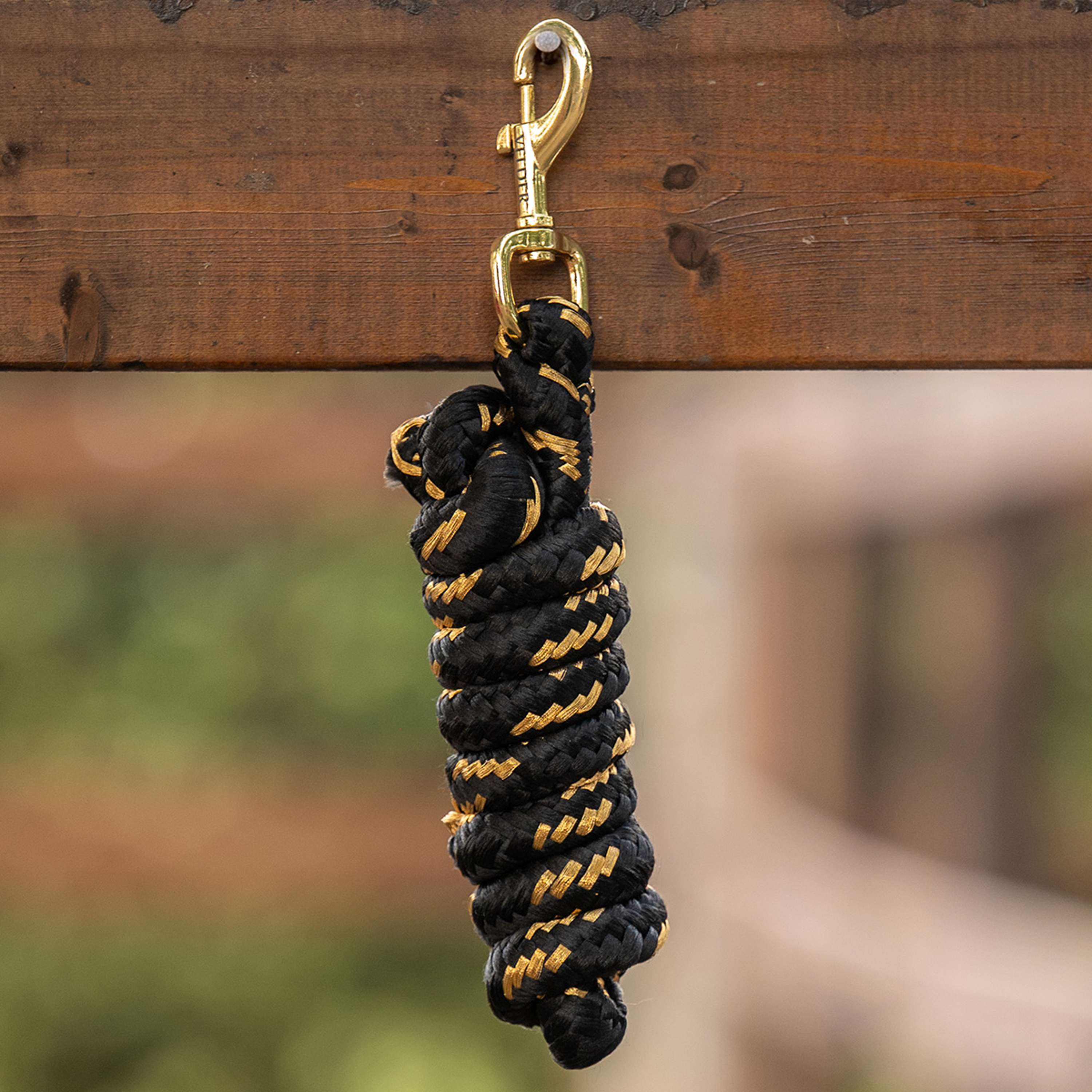 Velder Horsewear Corda per cavezza Gold Nero