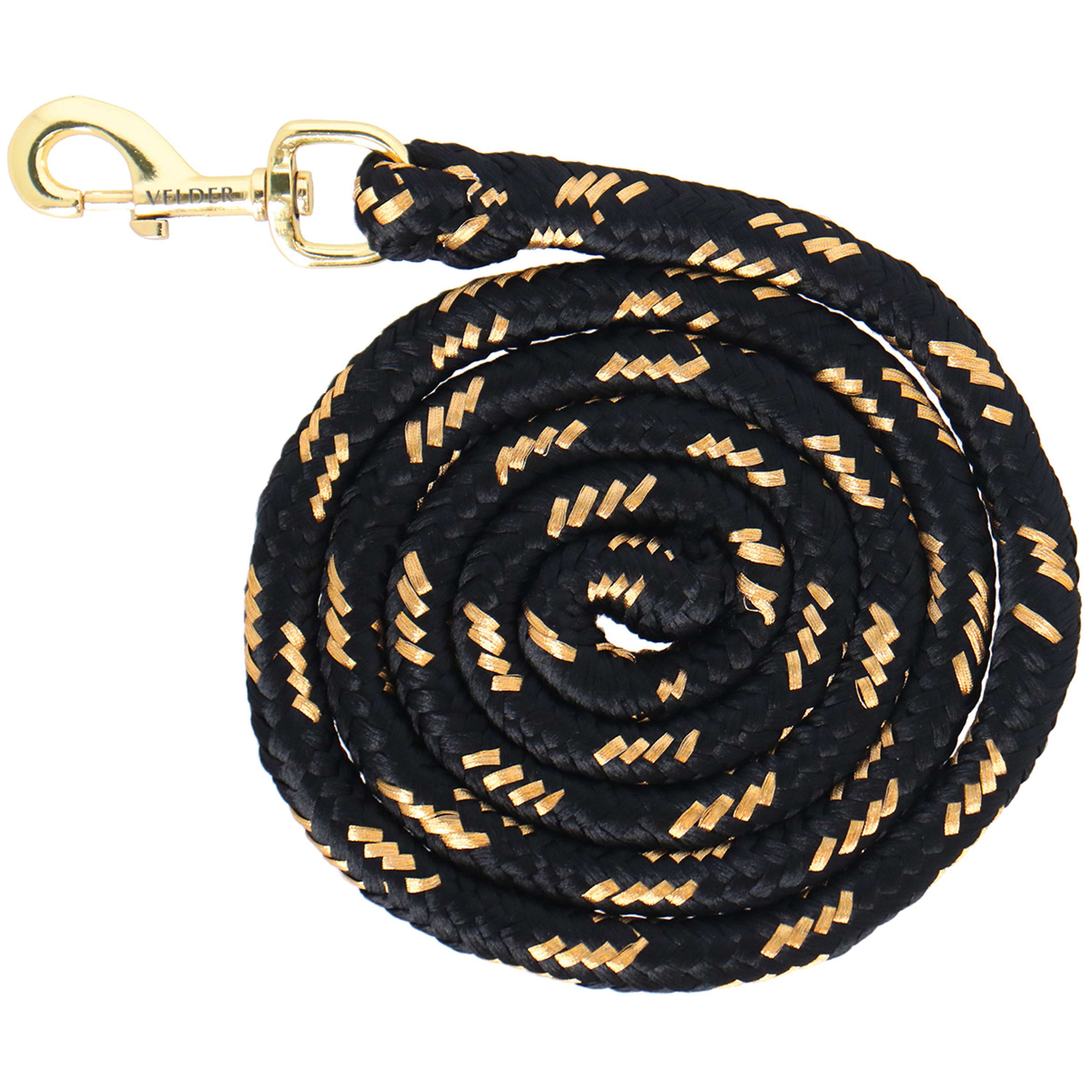 Velder Horsewear Corda per cavezza Gold Nero