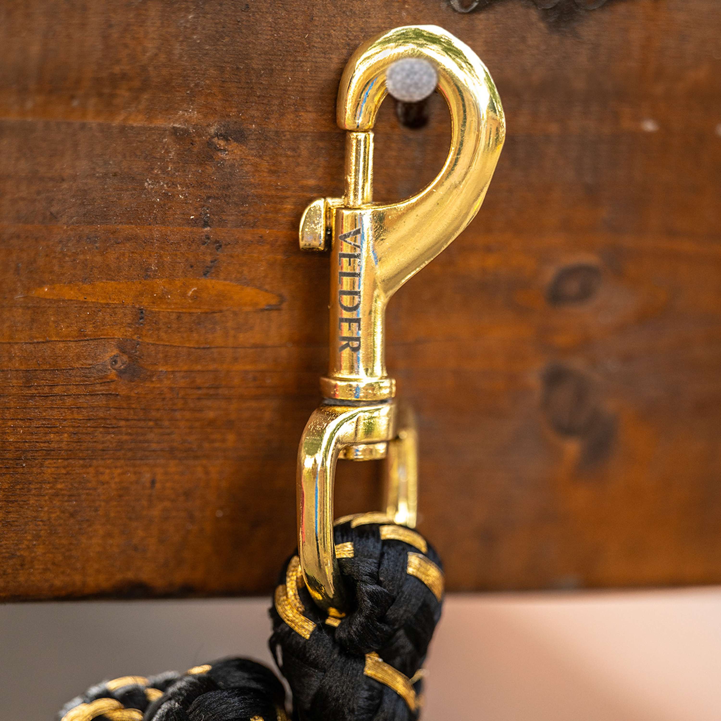 Velder Horsewear Corda per cavezza Gold Nero