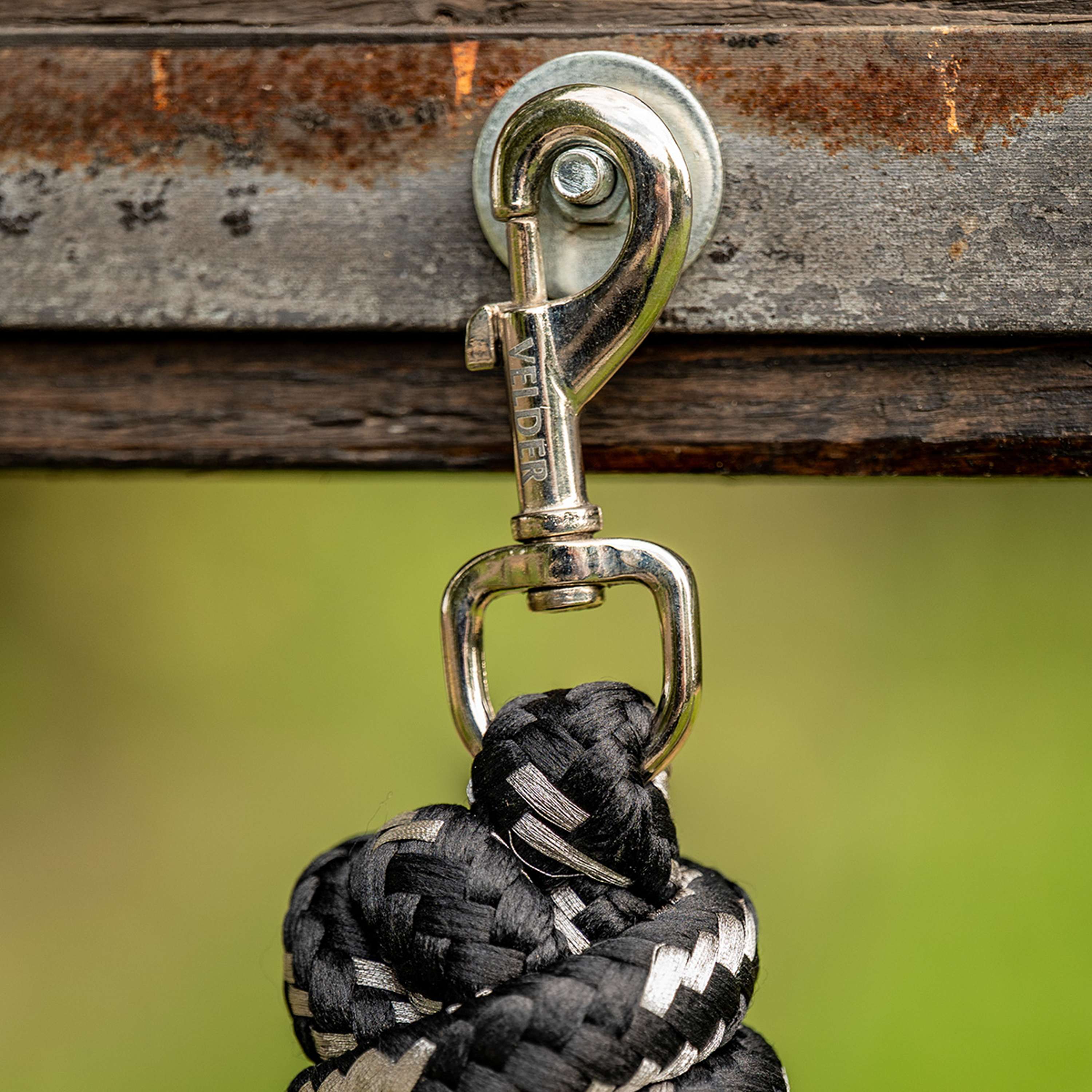 Velder Horsewear Corda per cavezza Silver Nero