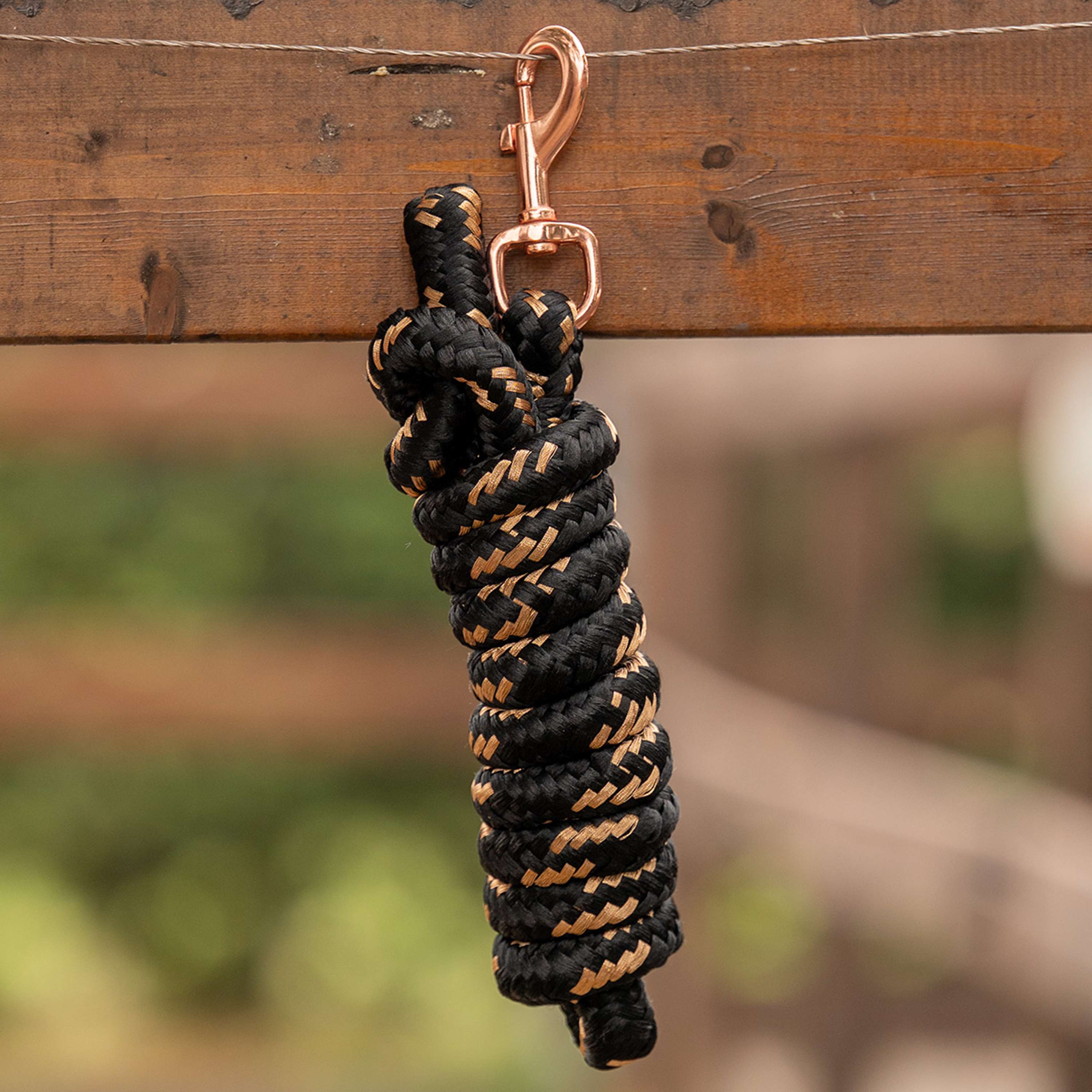 Velder Horsewear Corda per cavezza Bronze Nero