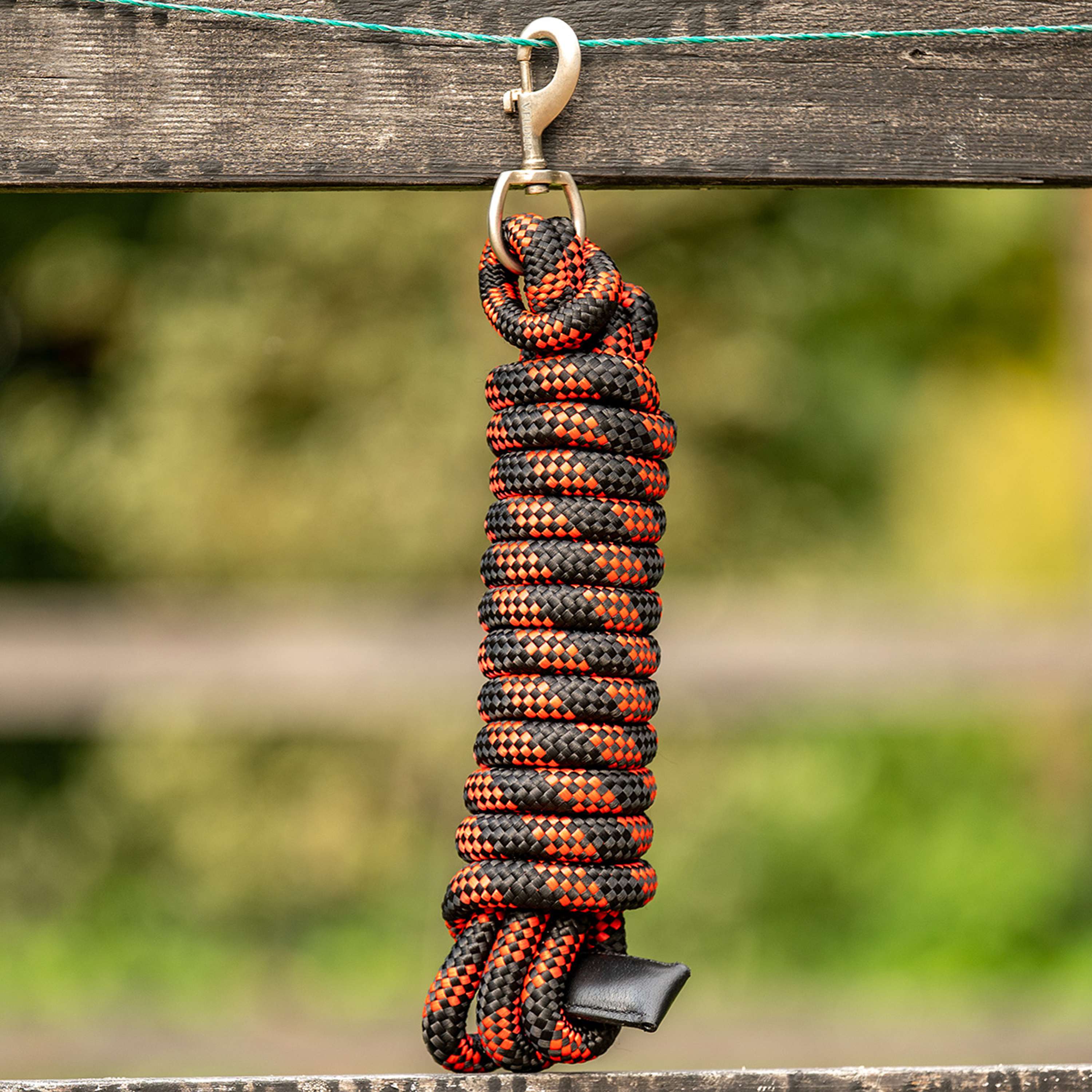 Velder Horsewear Corda per cavezza Nero/Rosso