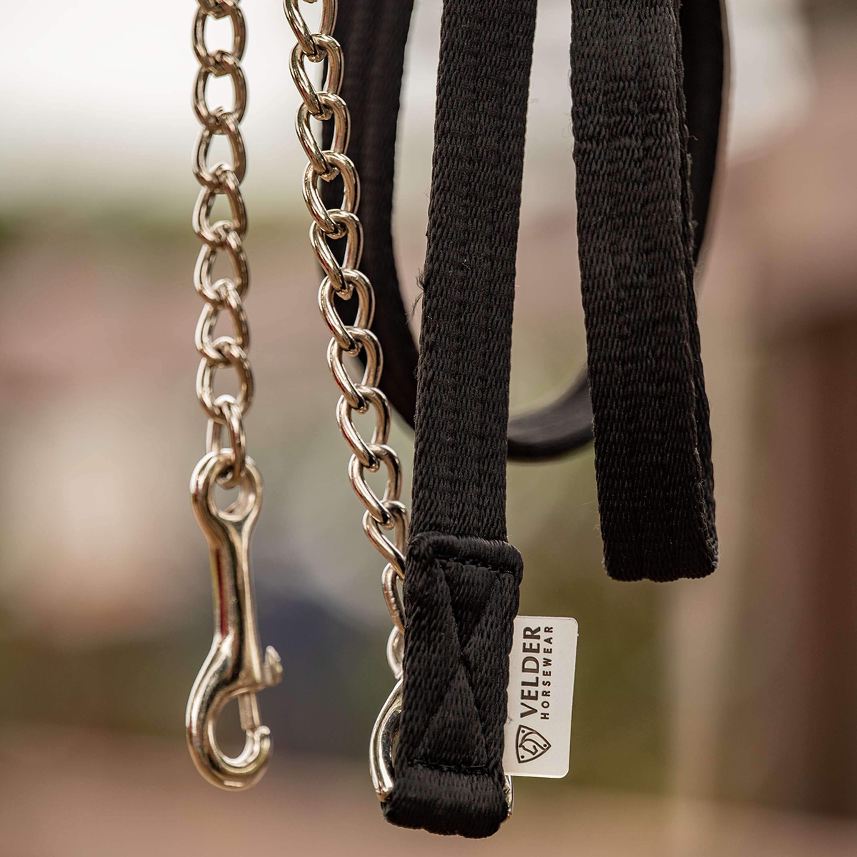 Velder Horsewear Catena per Stalloni Nero