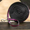 Velder Horsewear Longe Stripe Nero/Rosa