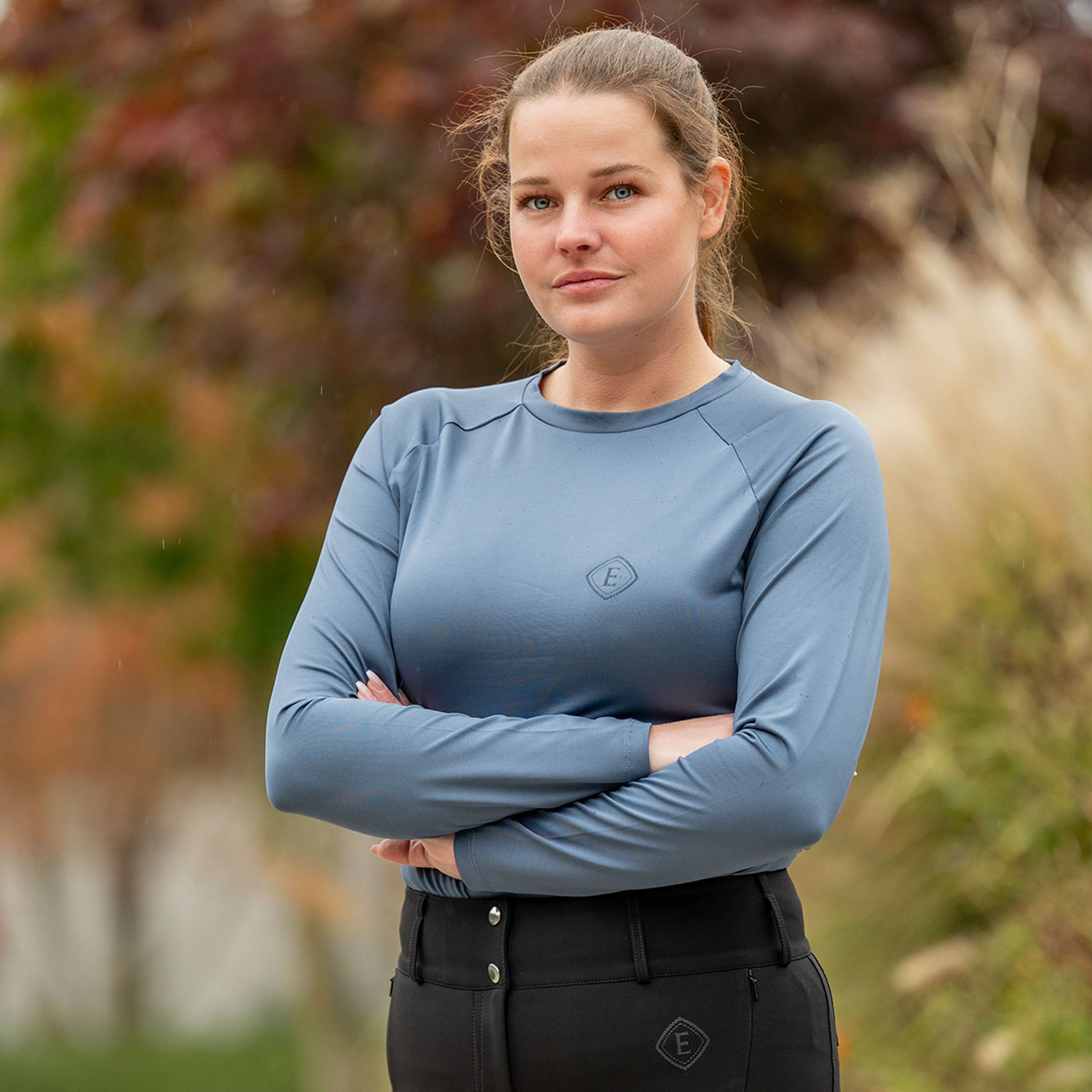 Elvera Equestrian Maglia tecnica EELunara Dove Blue