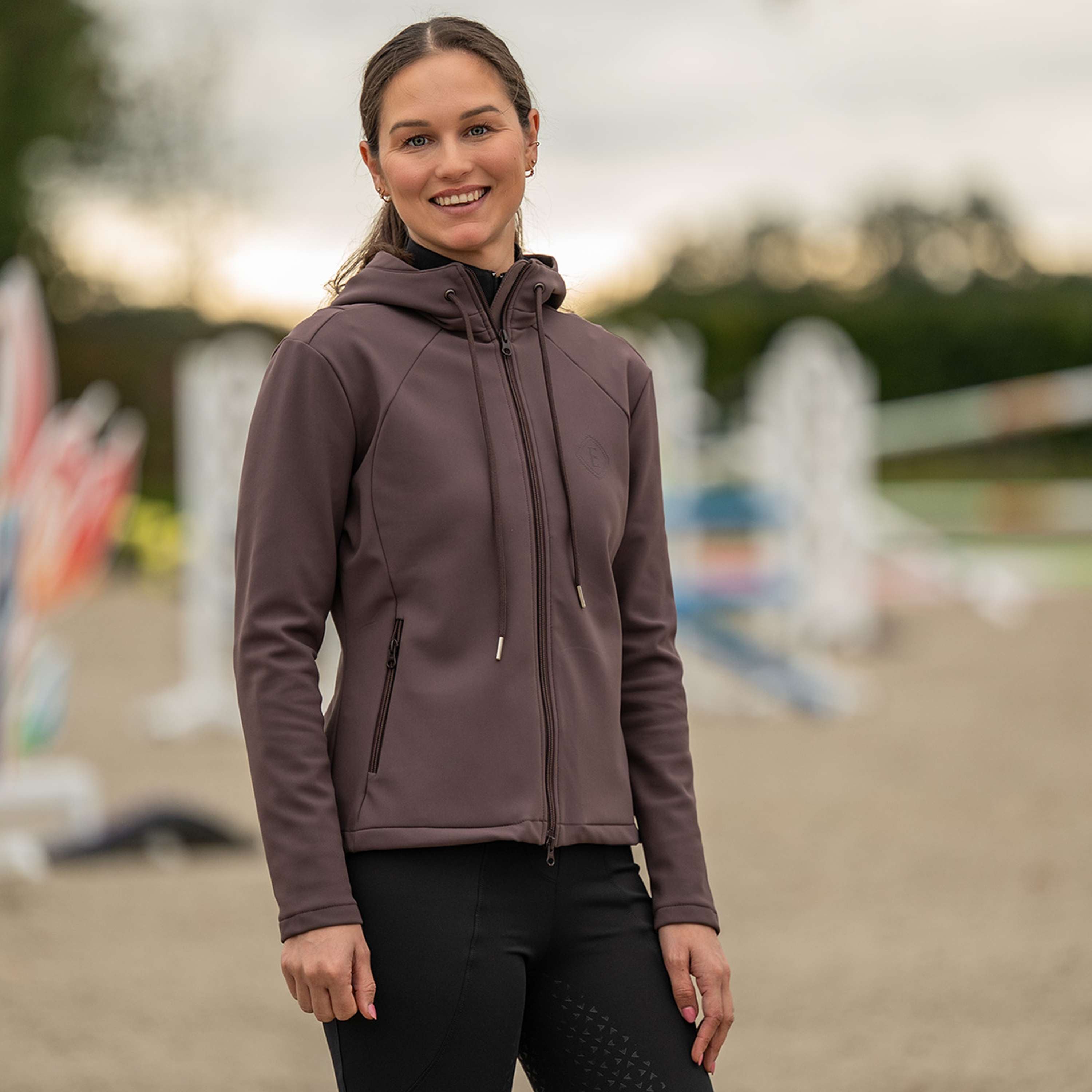 Elvera Equestrian Gilet da Allenamento EEVirella Raisin