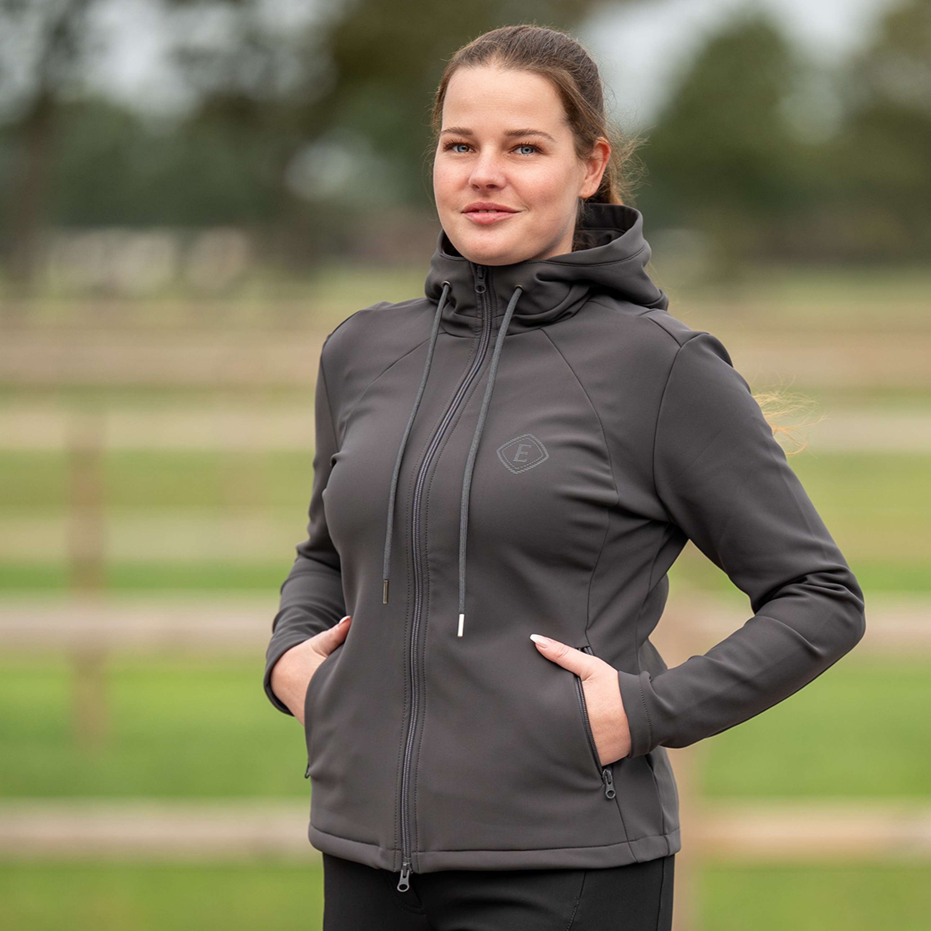 Elvera Equestrian Gilet da Allenamento EEVirella Graphite