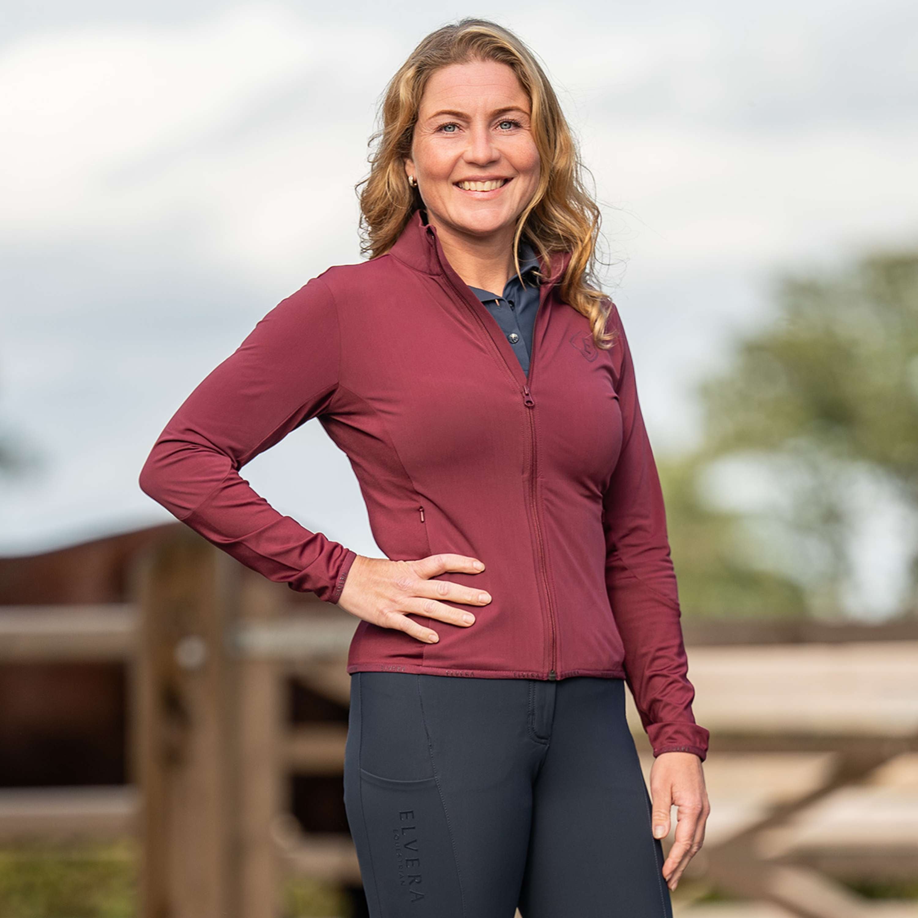 Elvera Equestrian Gilet da Allenamento EEAveline Wineberry