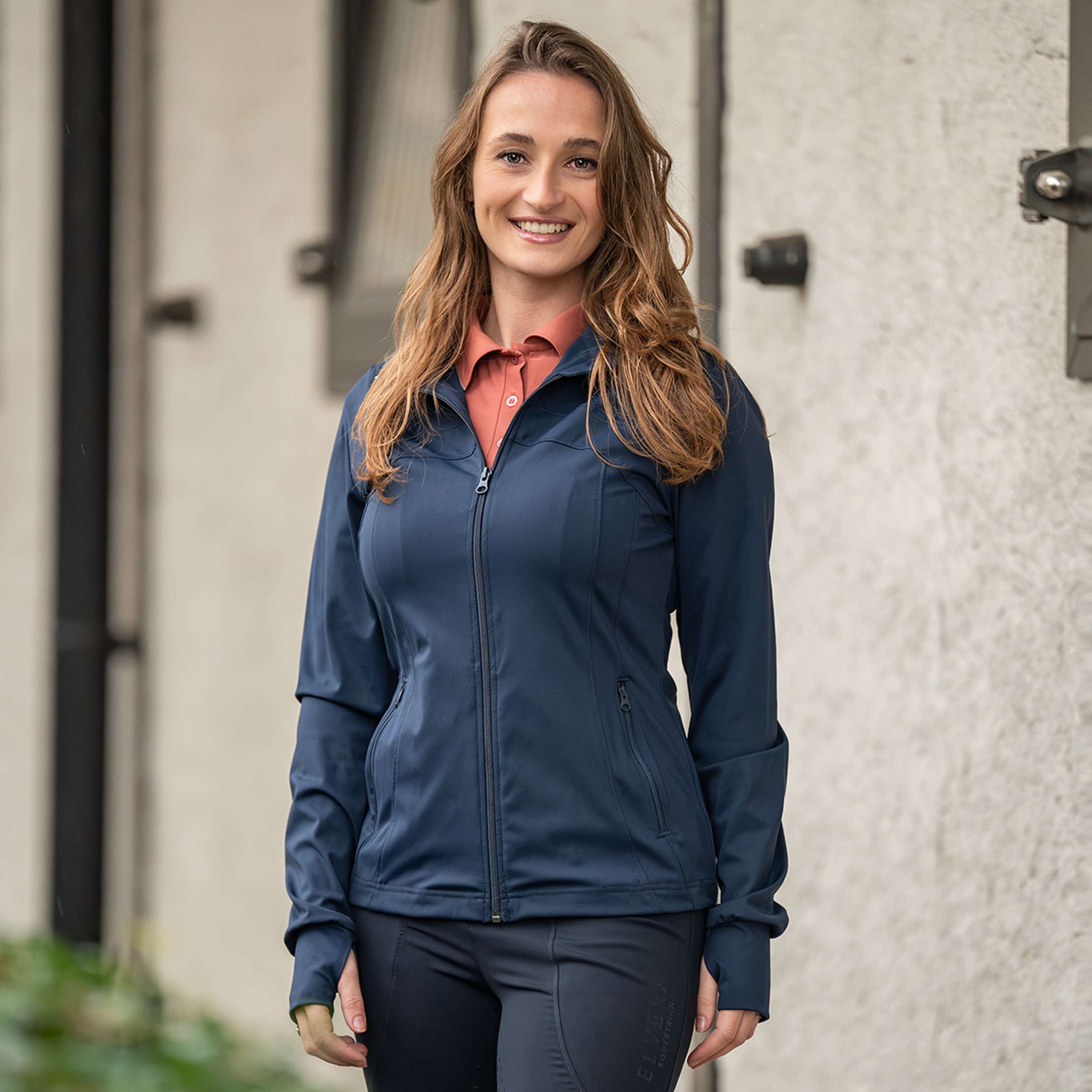 Elvera Equestrian Gilet da Allenamento EEDemi Navy