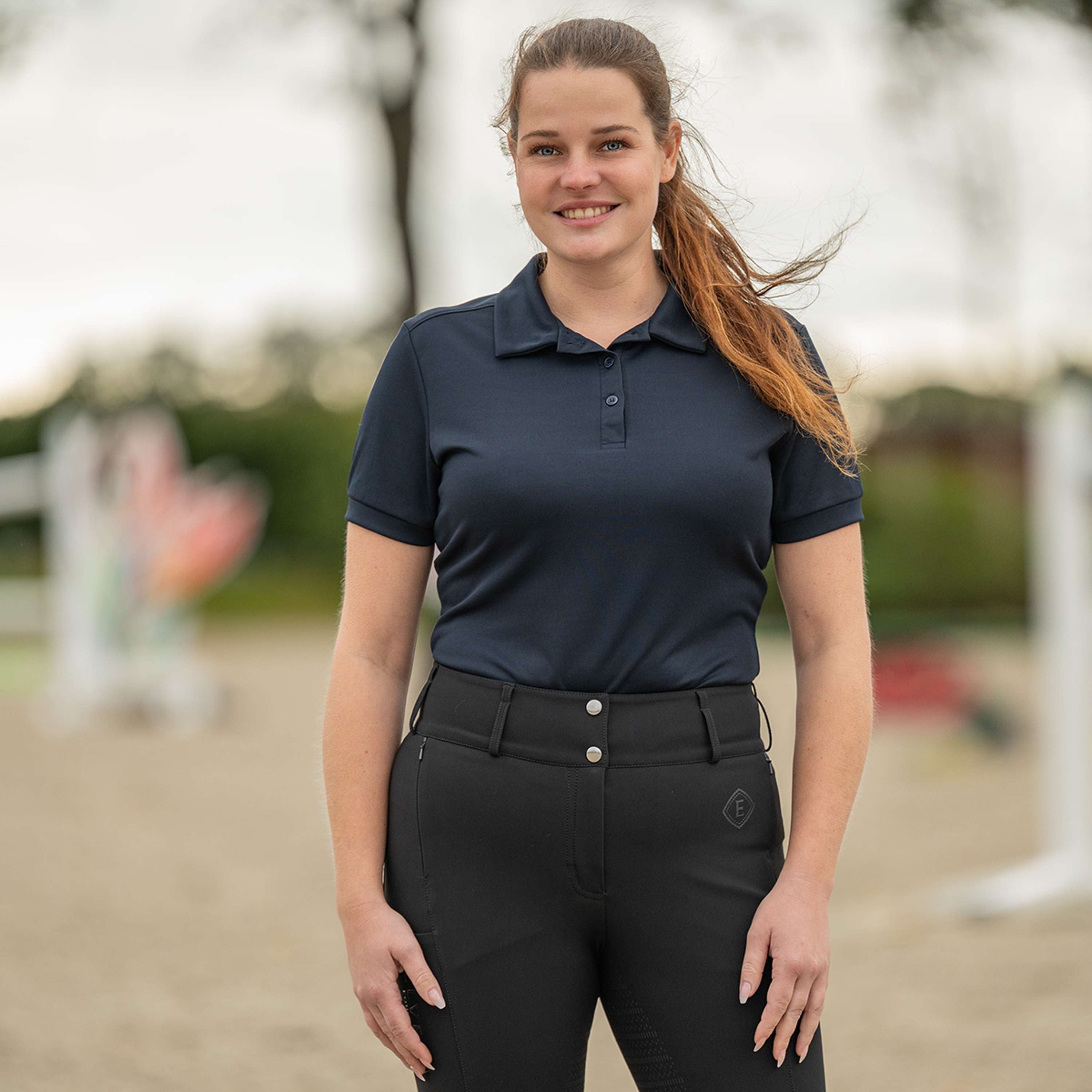 Elvera Equestrian Poloshirt EEDynamite Dark Navy