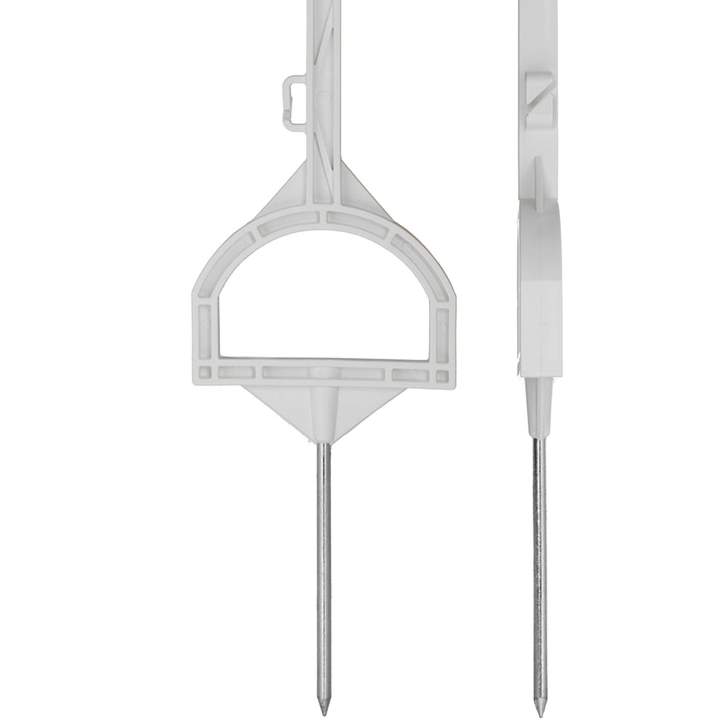 Agradi Power Palo de entrada para pradera 115cm 20 Pezzi Bianco
