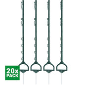 Agradi Power Palo de entrada para pradera 115cm 20 Pezzi Verde