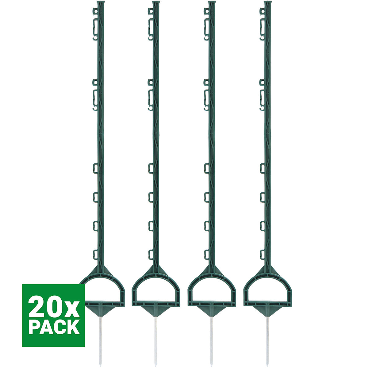 Agradi Power Palo de entrada para pradera 115cm 20 Pezzi Verde