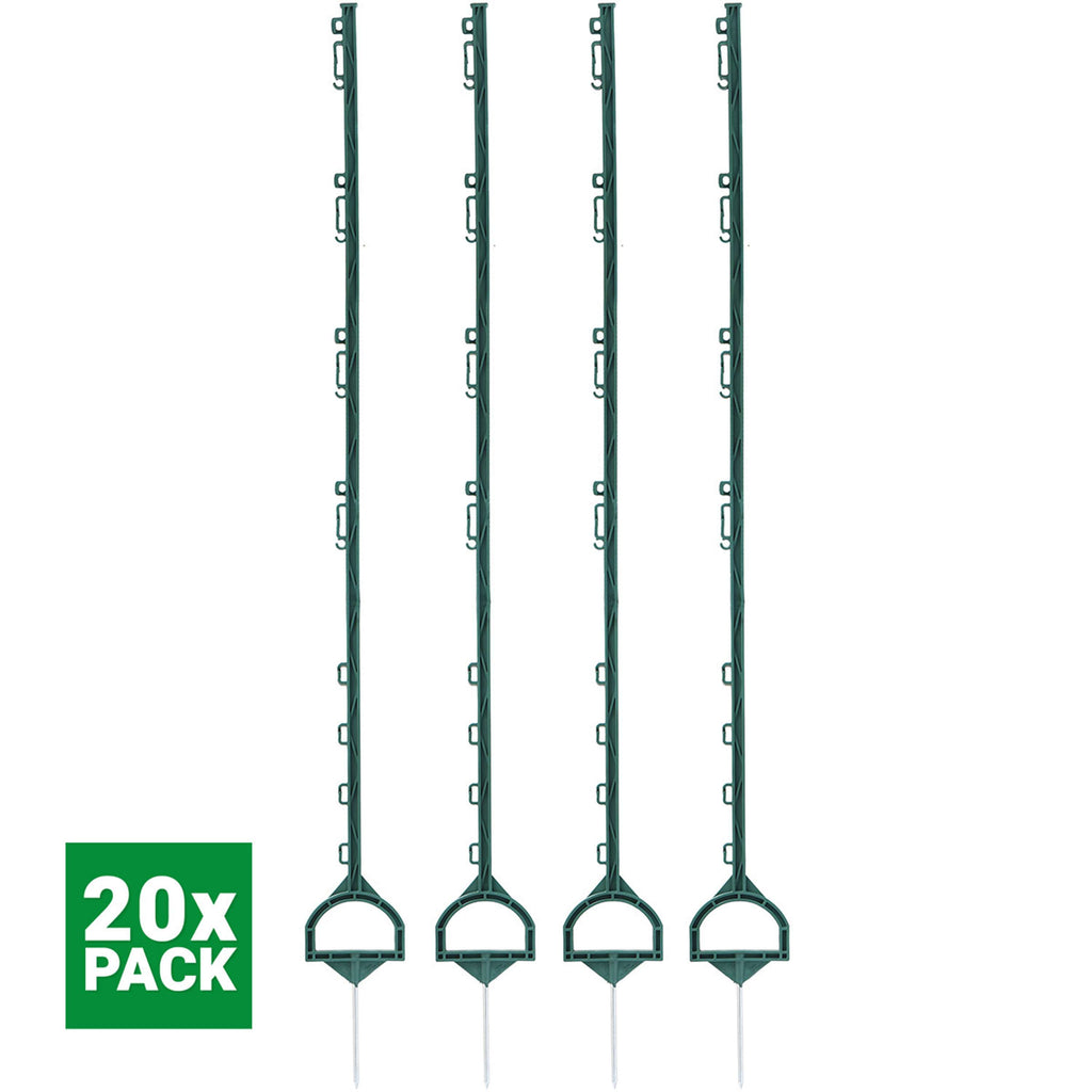 Agradi Power Palo de entrada para pradera 155cm 20 Pezzi Verde