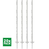 Agradi Power Palo da pascolo Classic 125cm 20 Pezzi Bianco