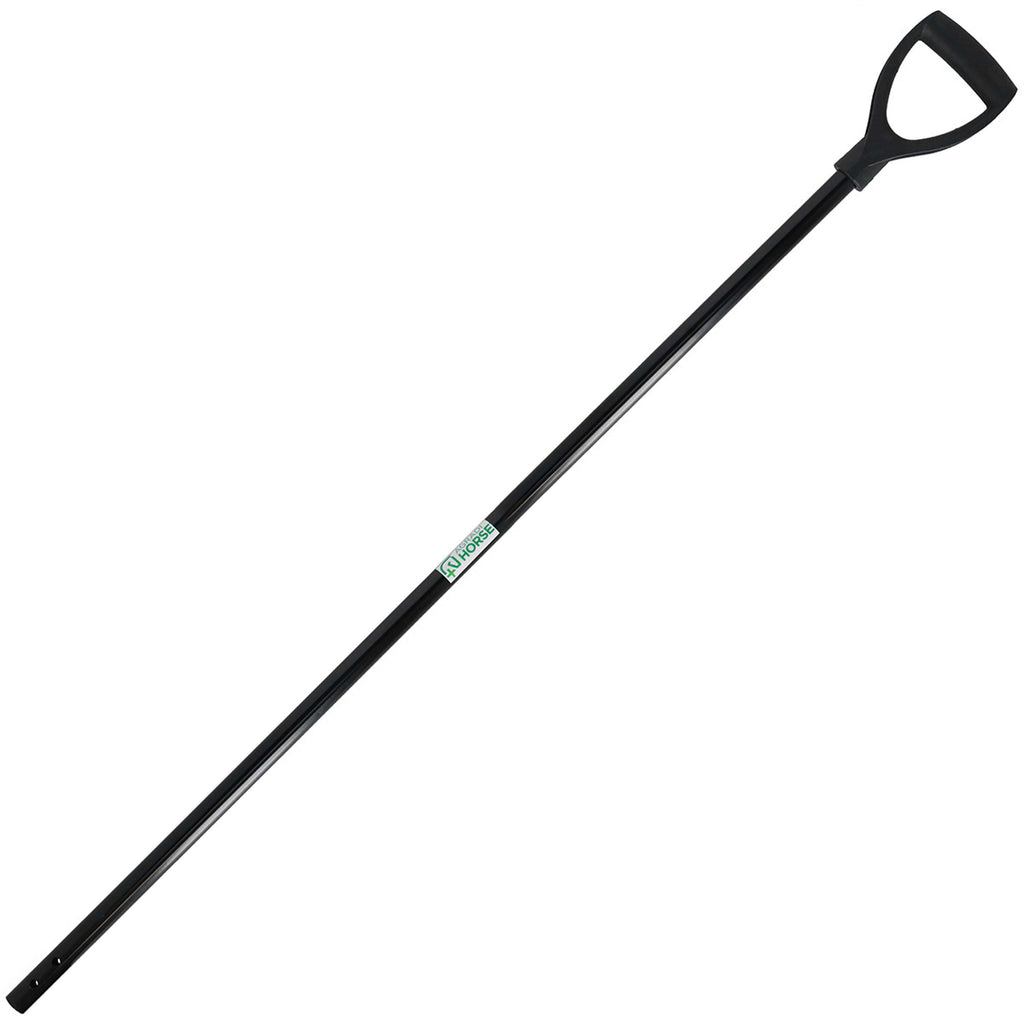 Agradi Horse Manico in metallo D-Grip Nero