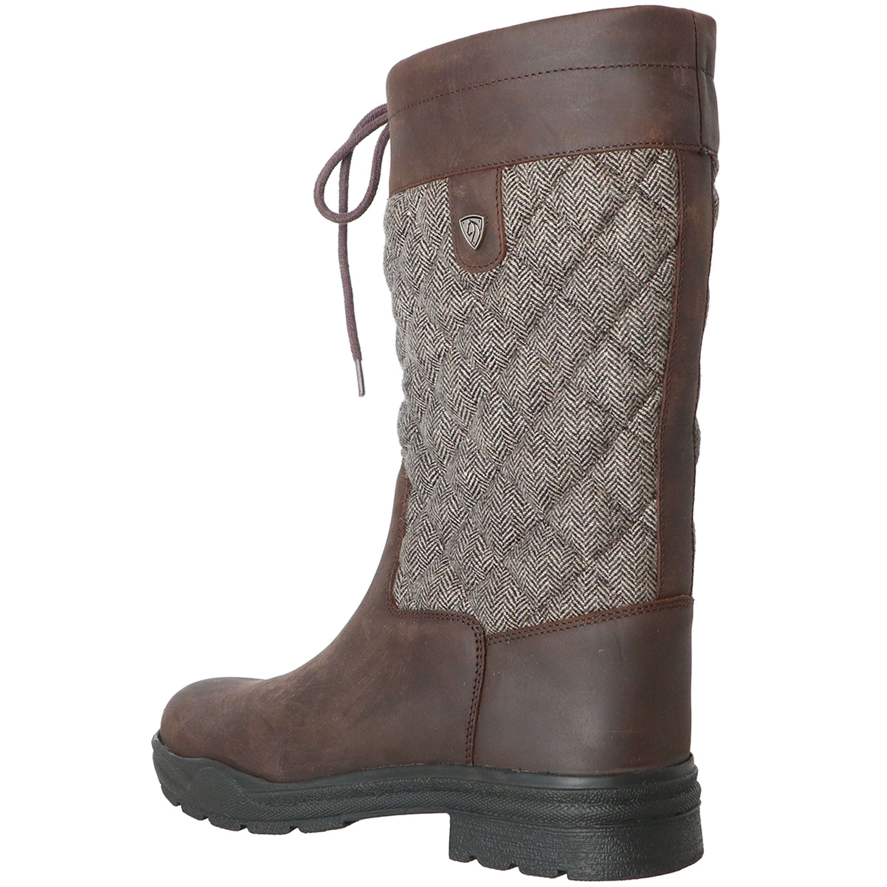 Velder Footwear Stivali da Esterno Delphina Marrone/Tweed