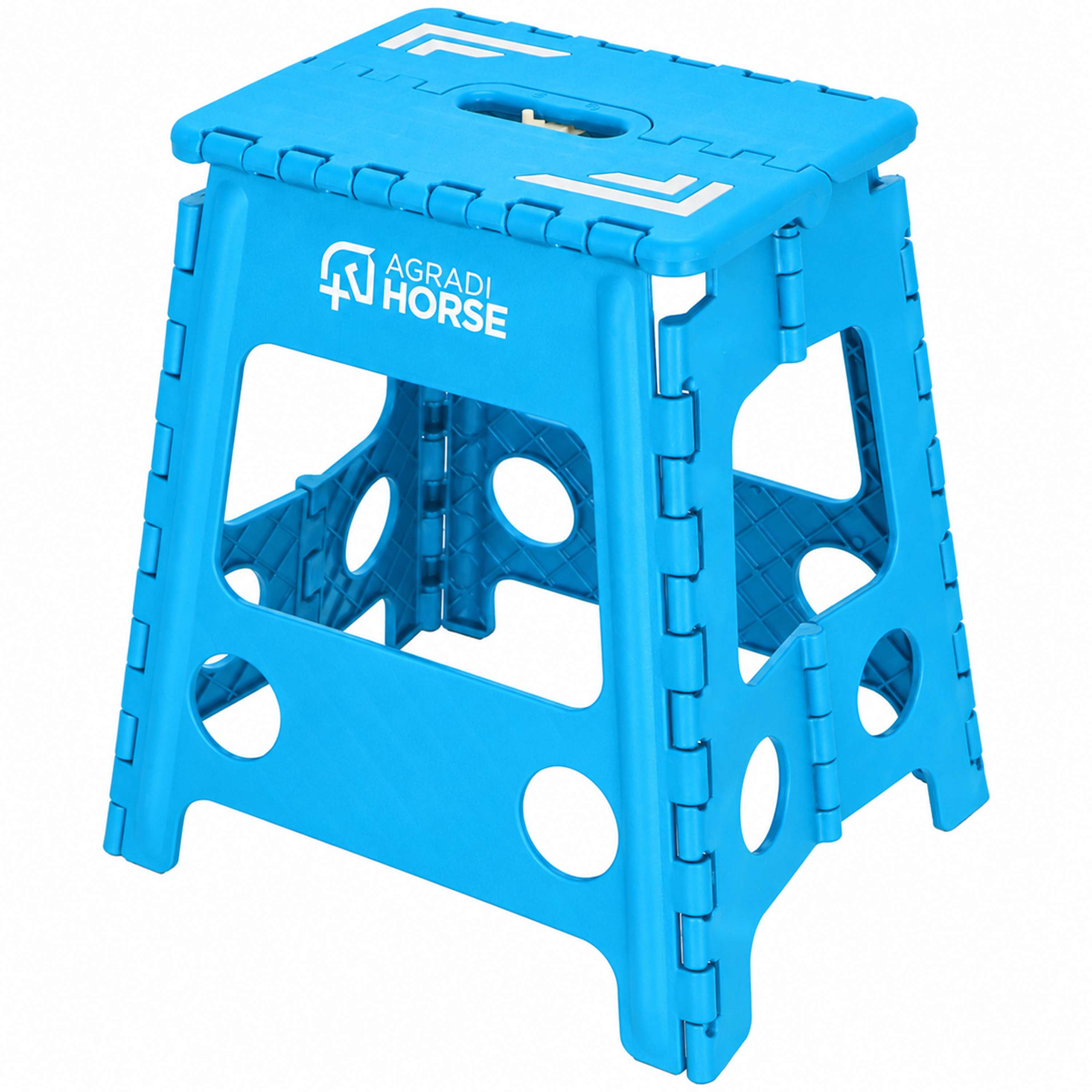 Agradi Horse Scaletta Pieghevole Blu