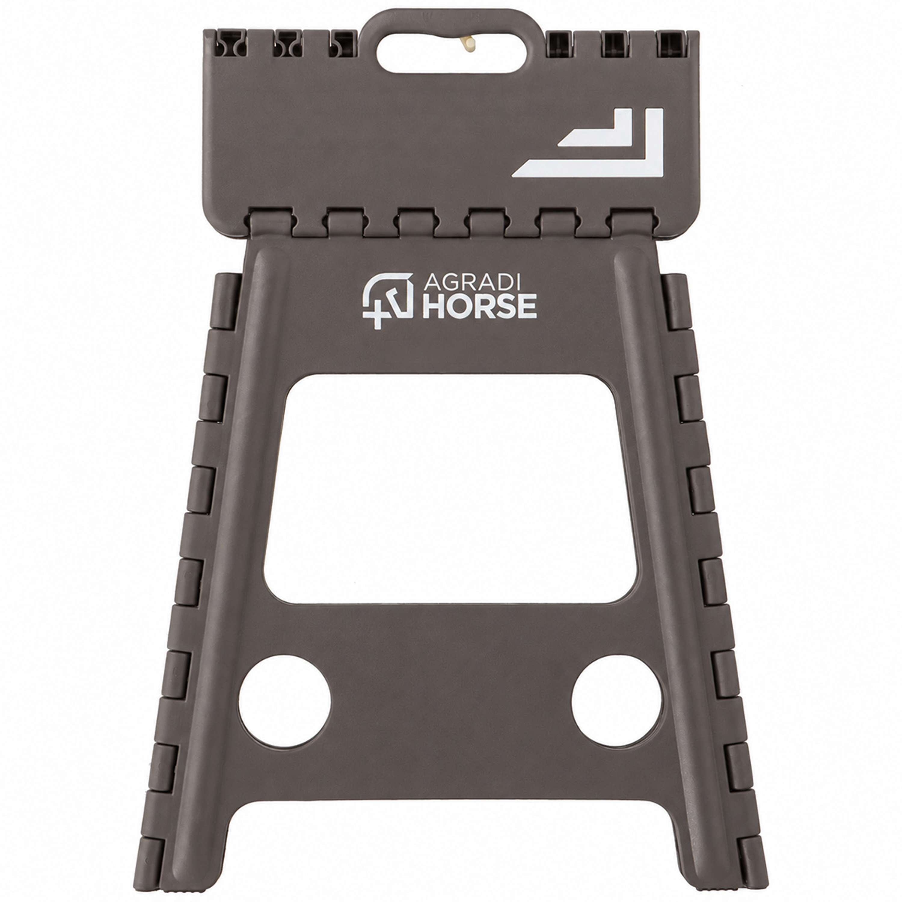 Agradi Horse Scaletta Pieghevole Marrone