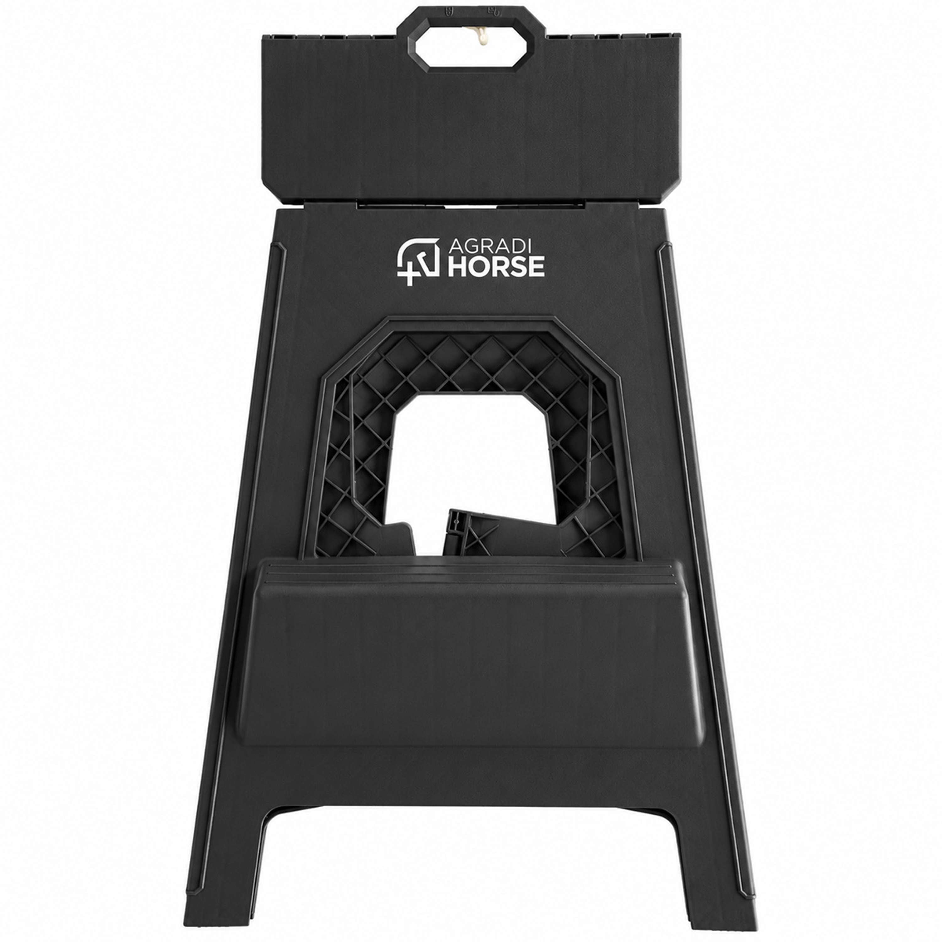 Agradi Horse Sgabello Pieghevole XH 49cm Nero