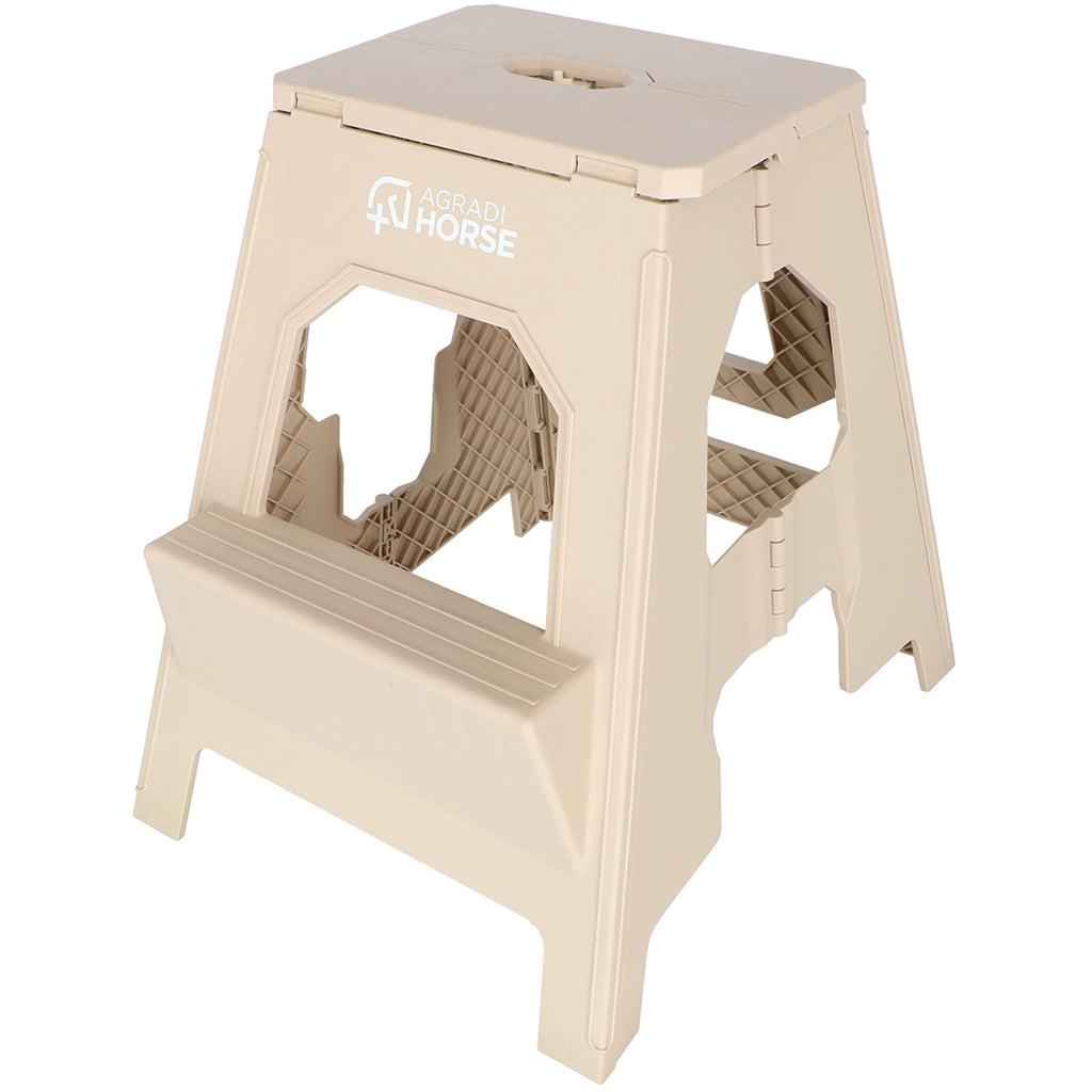 Agradi Horse Sgabello Pieghevole Khaki