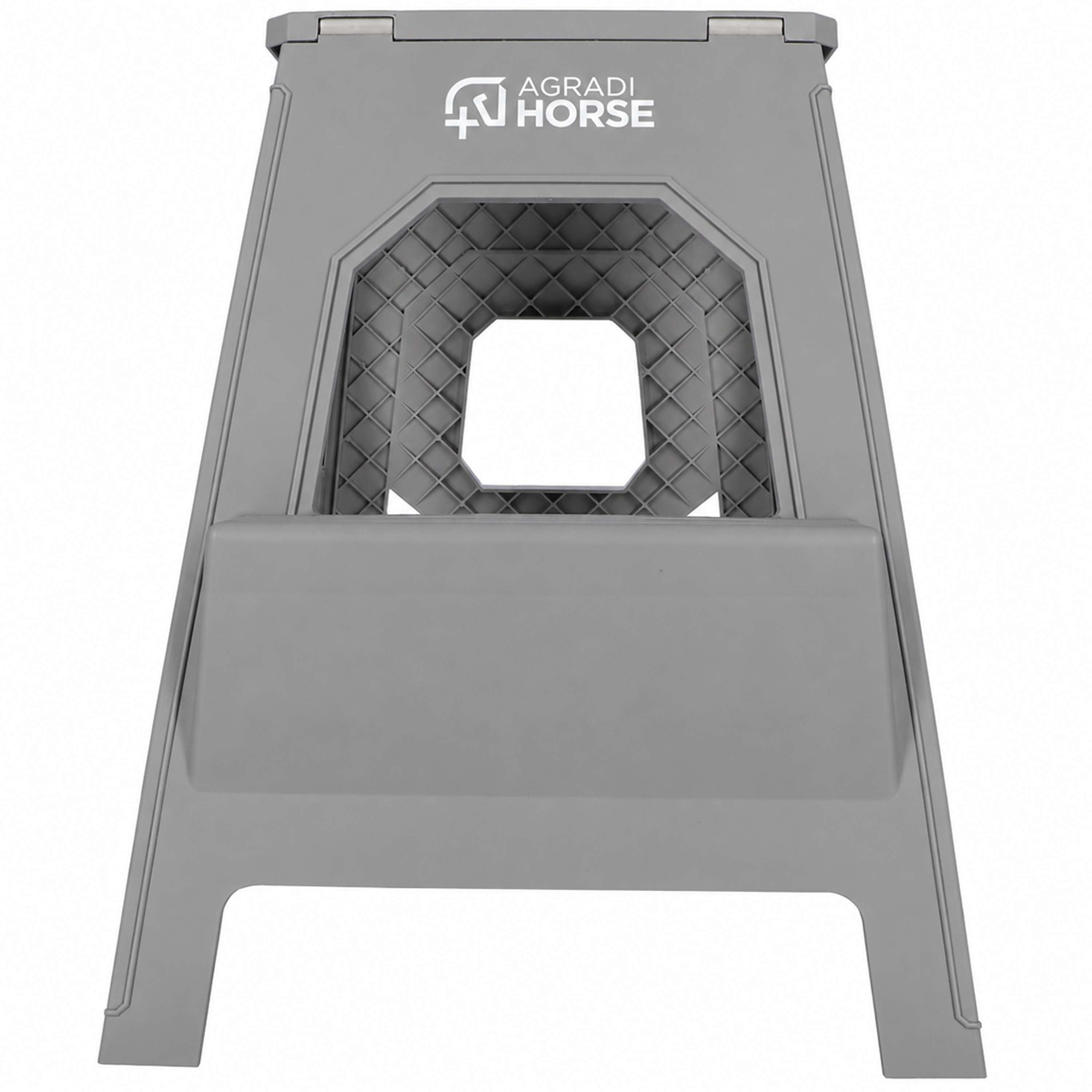 Agradi Horse Sgabello Pieghevole XH 49cm Grigio