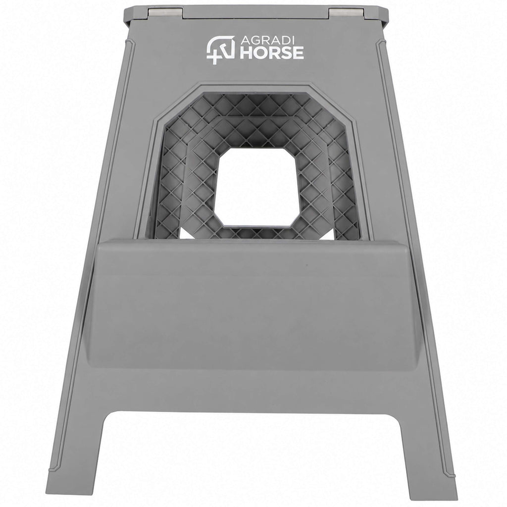 Agradi Horse Sgabello Pieghevole XH 49cm Grigio