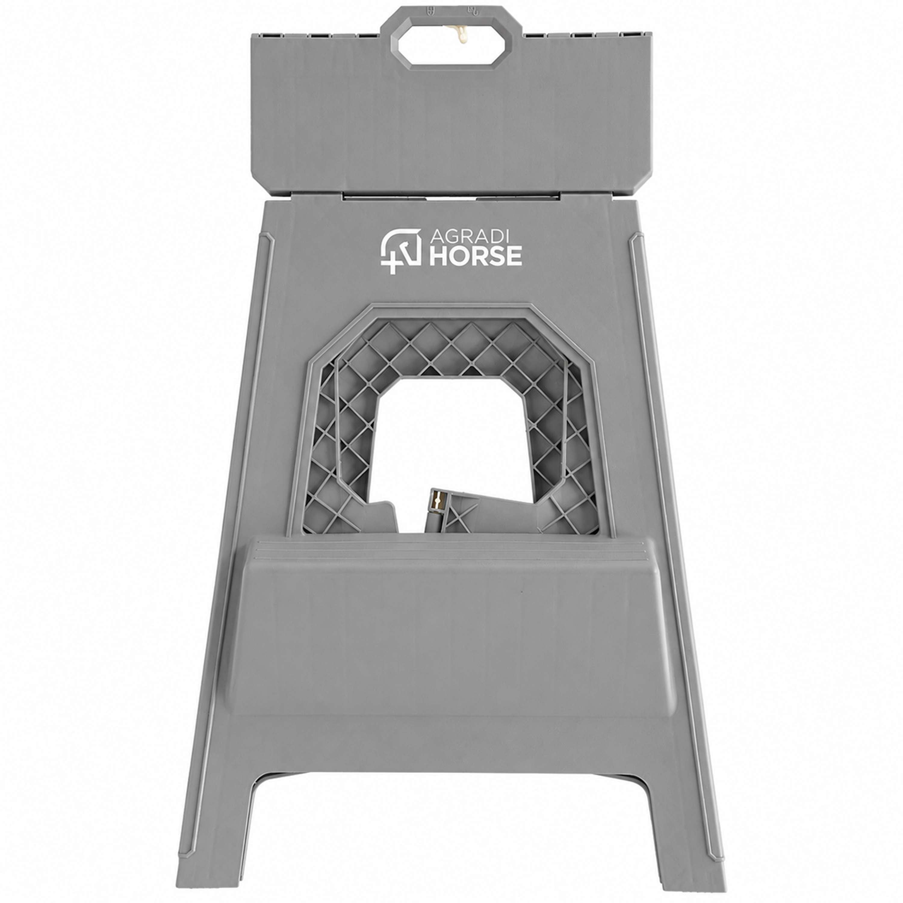 Agradi Horse Sgabello Pieghevole XH 49cm Grigio