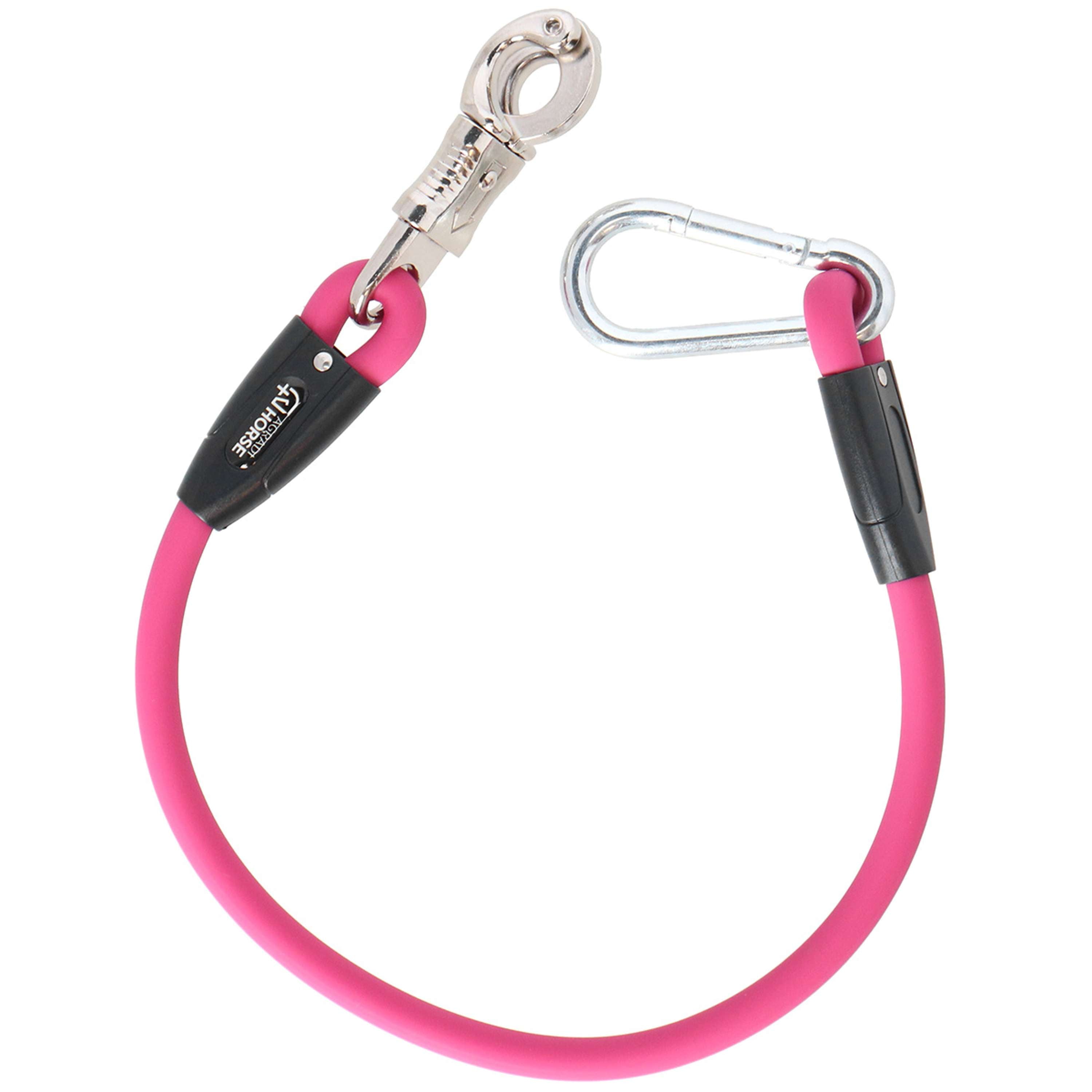 Agradi Horse Corda di fissaggio Silicone Hot Pink