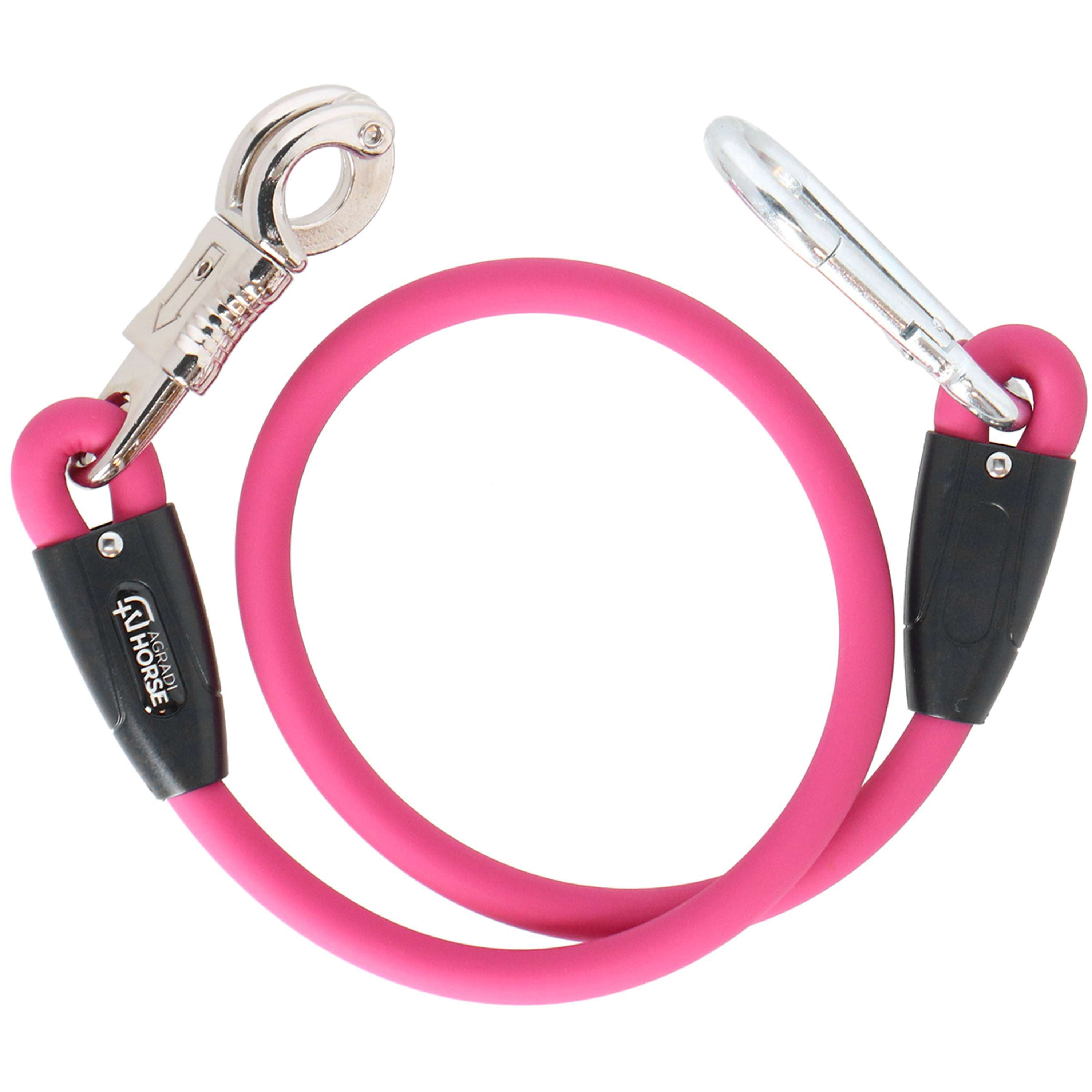 Agradi Horse Corda di fissaggio Silicone Hot Pink