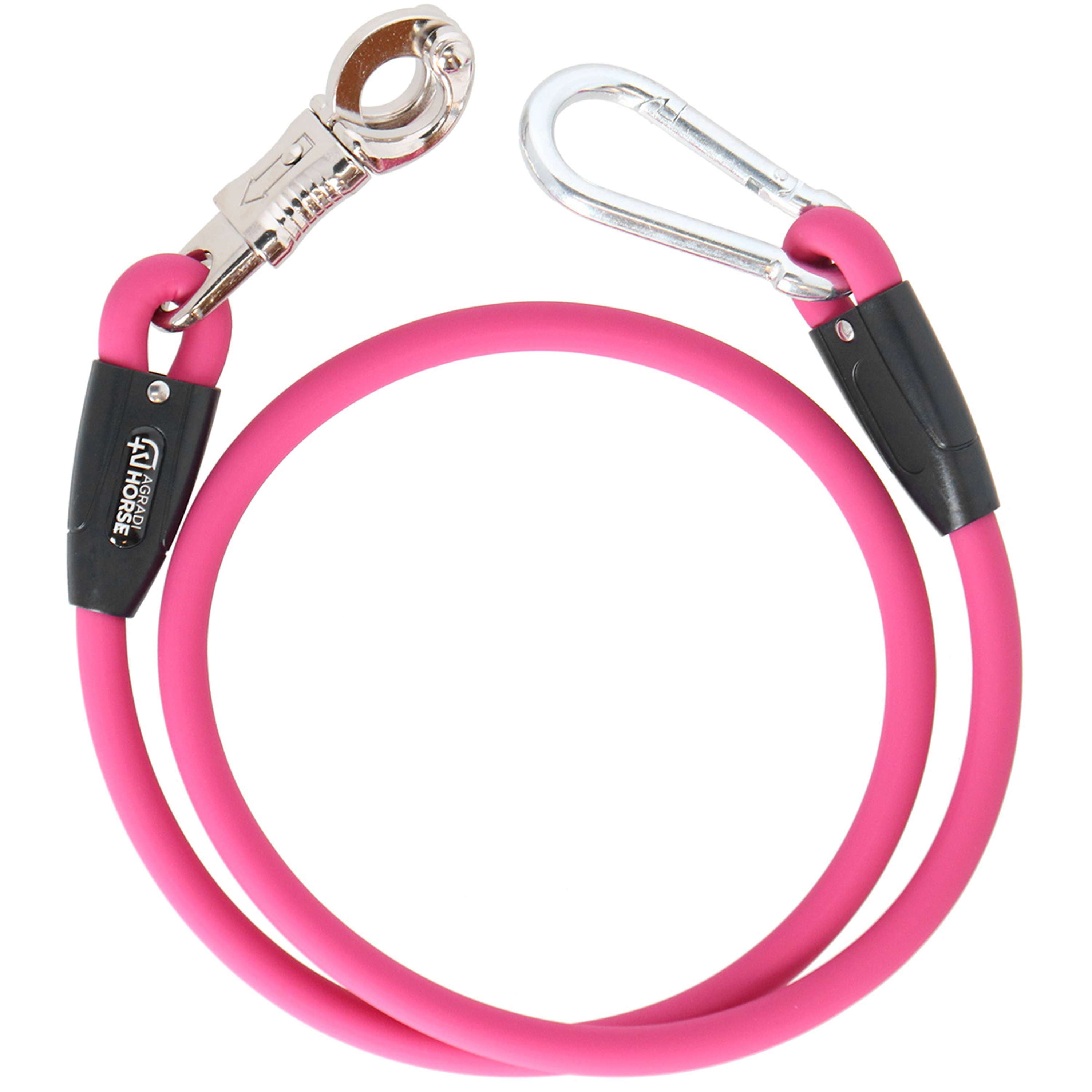 Agradi Horse Corda di fissaggio Silicone Hot Pink